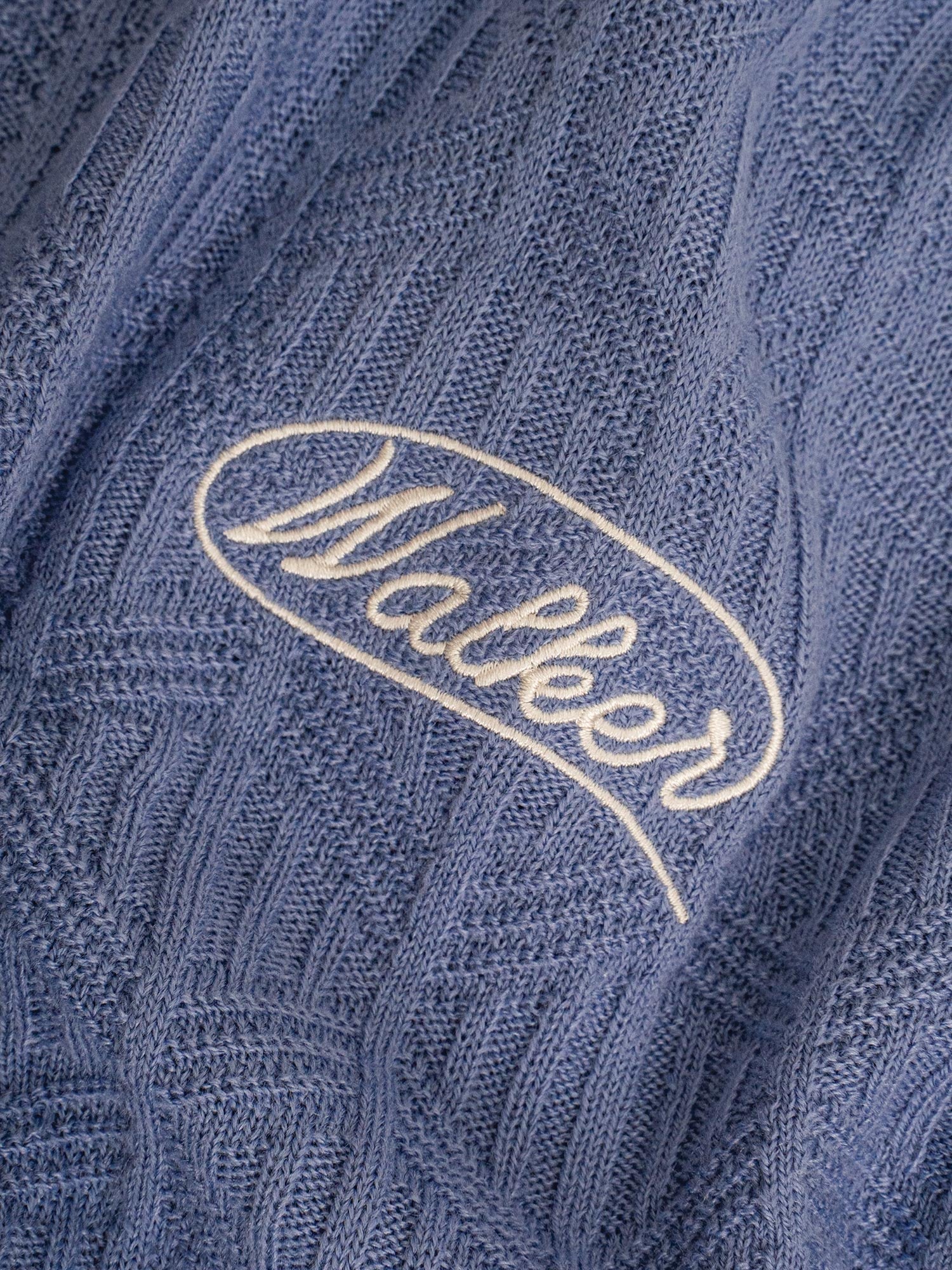 Lasso Knit Polo - Sky Blue