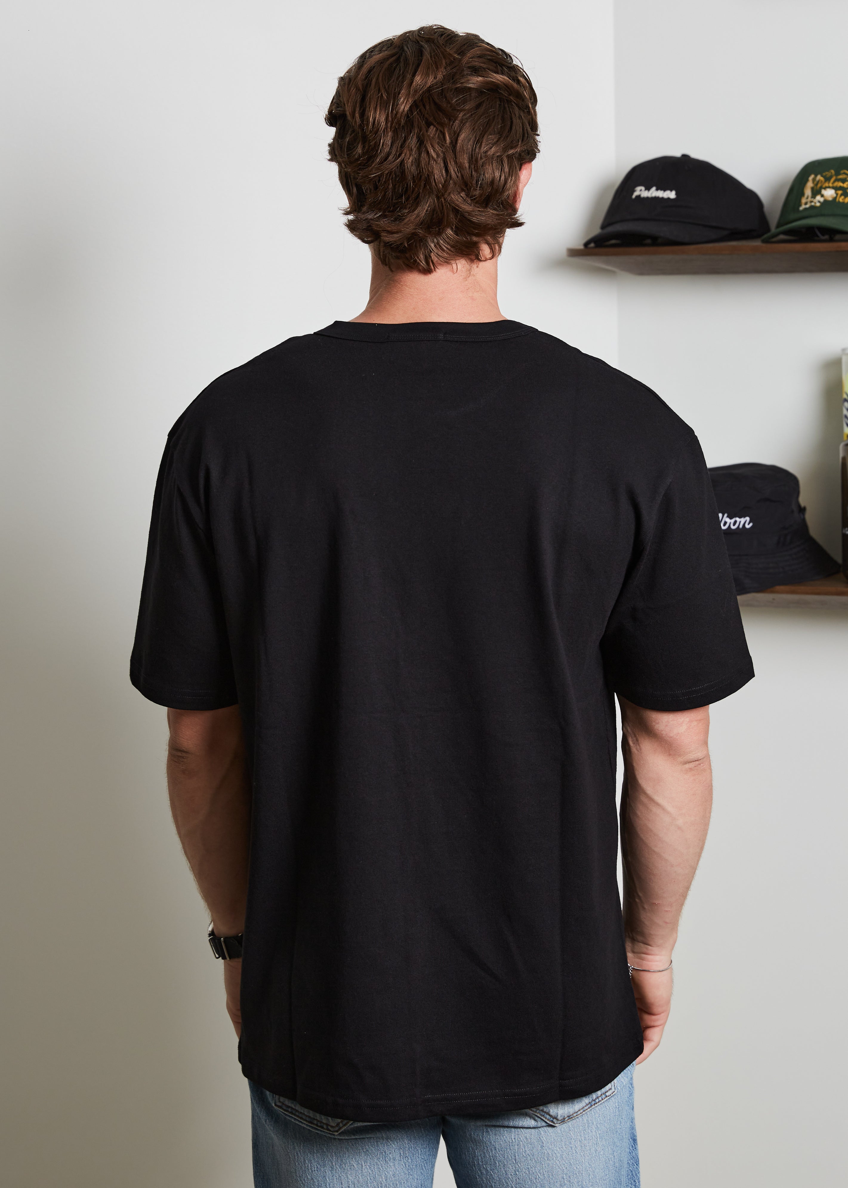 THE BOX FIT TEE - 250GSM - BLACK