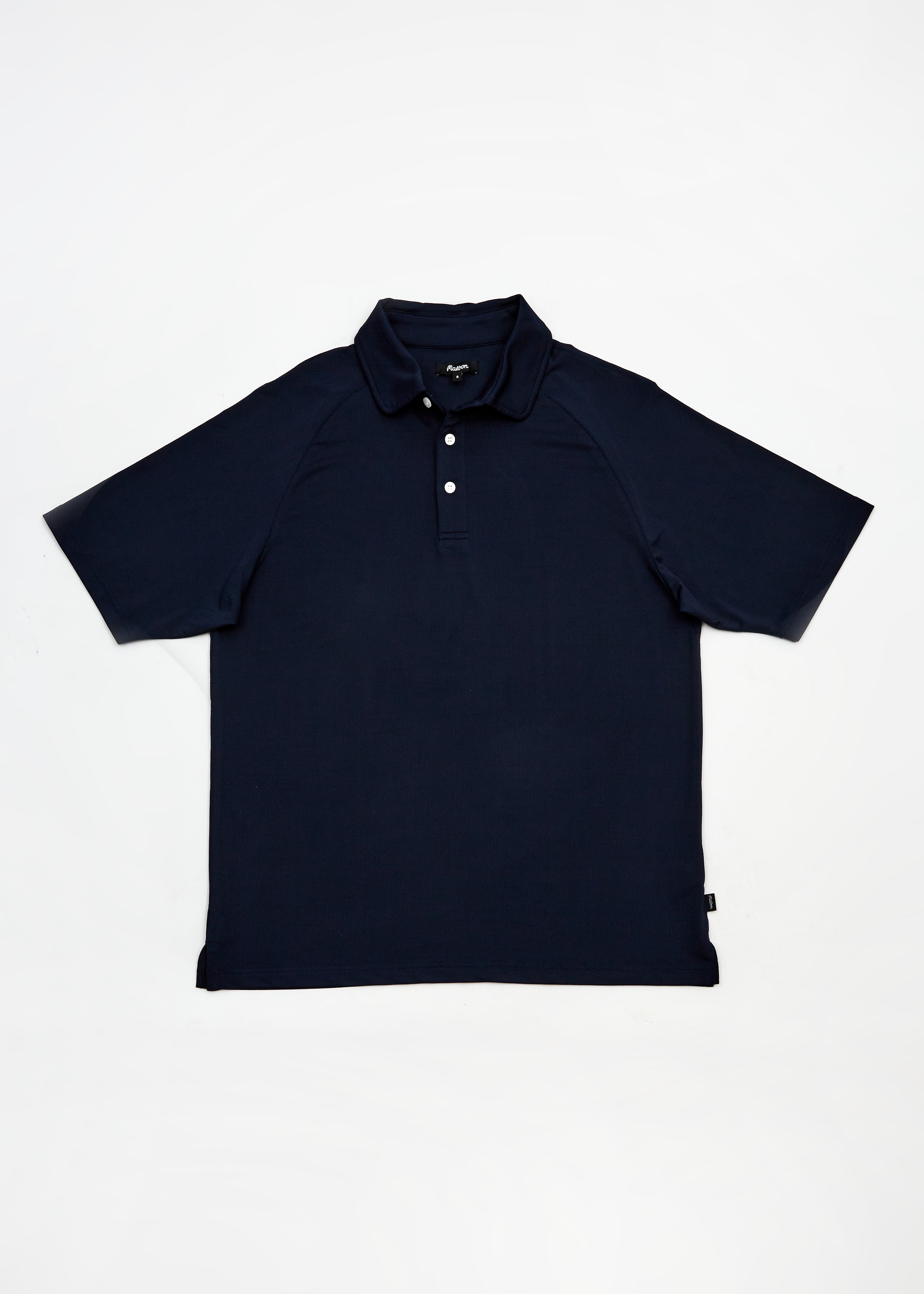 Evergreen Raglan Sleeve Mesh Polo - Navy