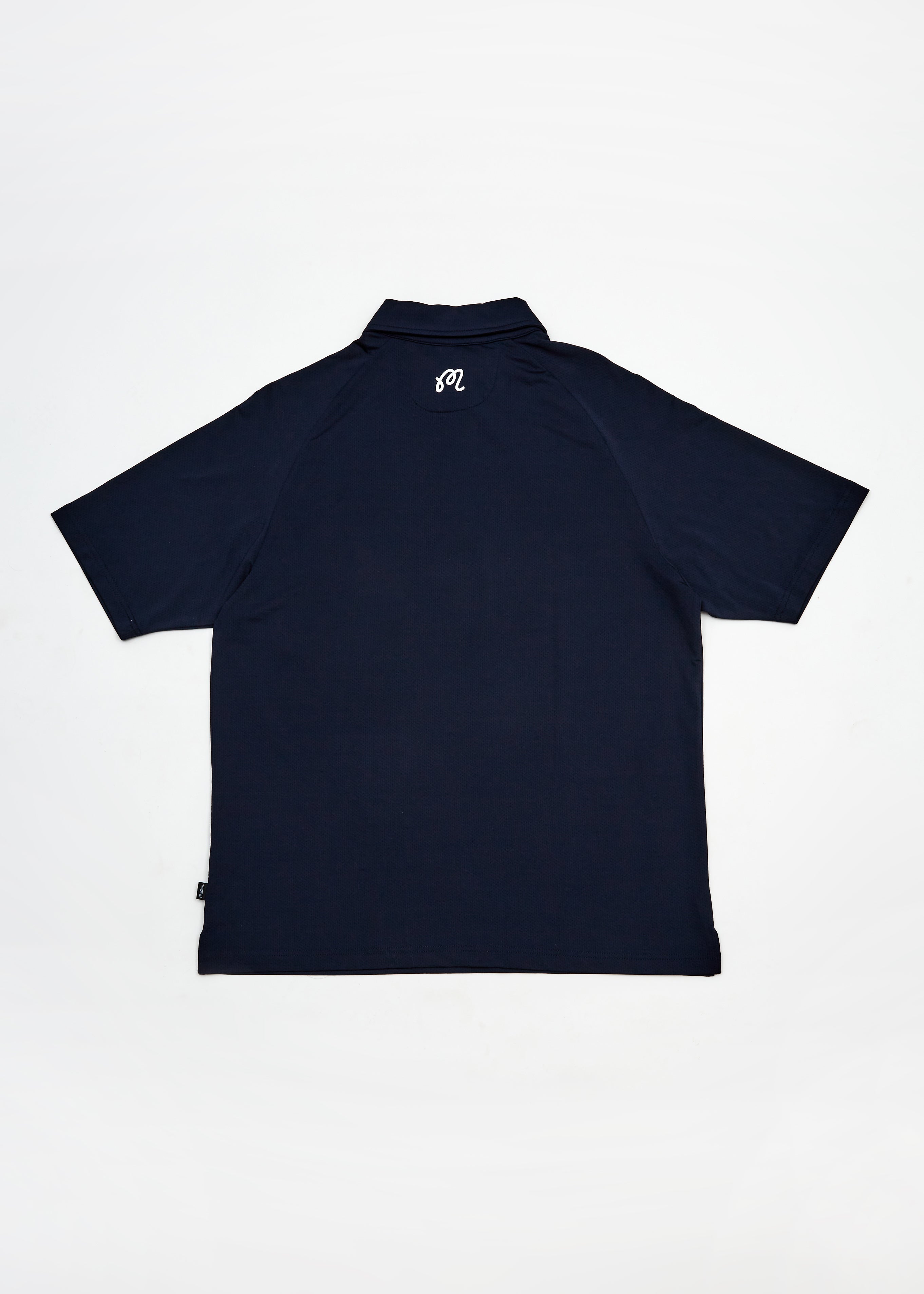 Evergreen Raglan Sleeve Mesh Polo - Navy