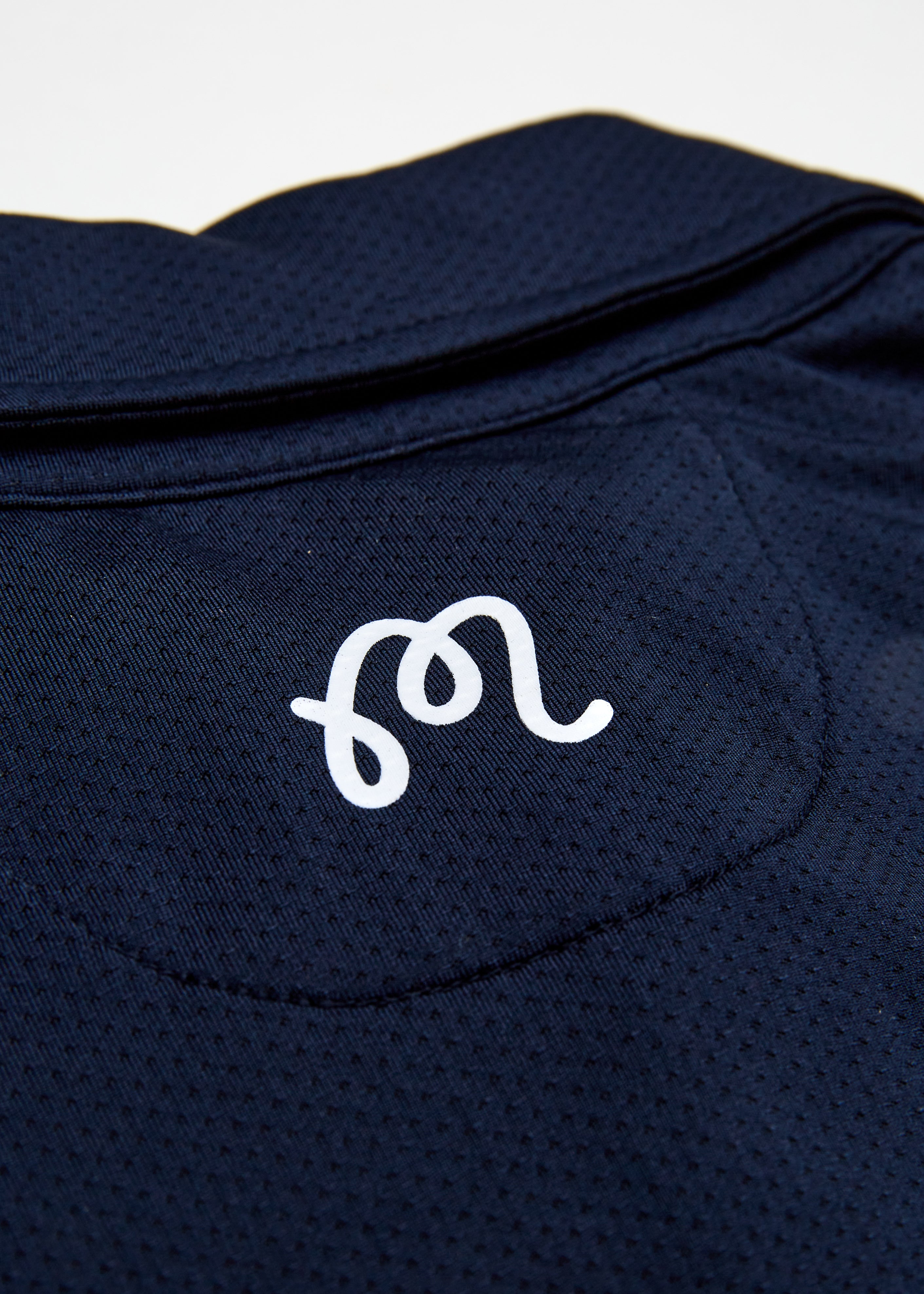 Evergreen Raglan Sleeve Mesh Polo - Navy