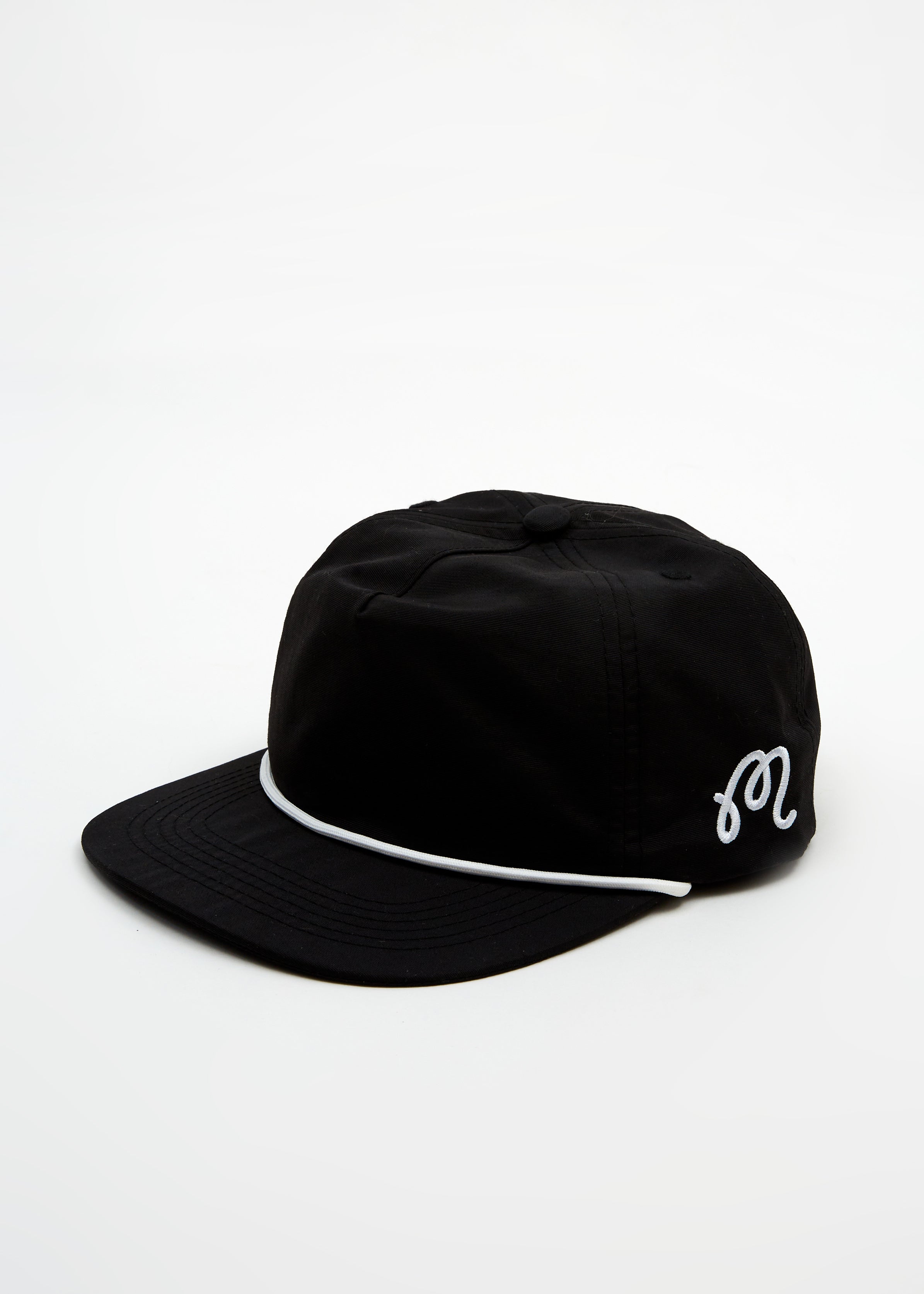 Evergreen Nylon Rope Hat - Black