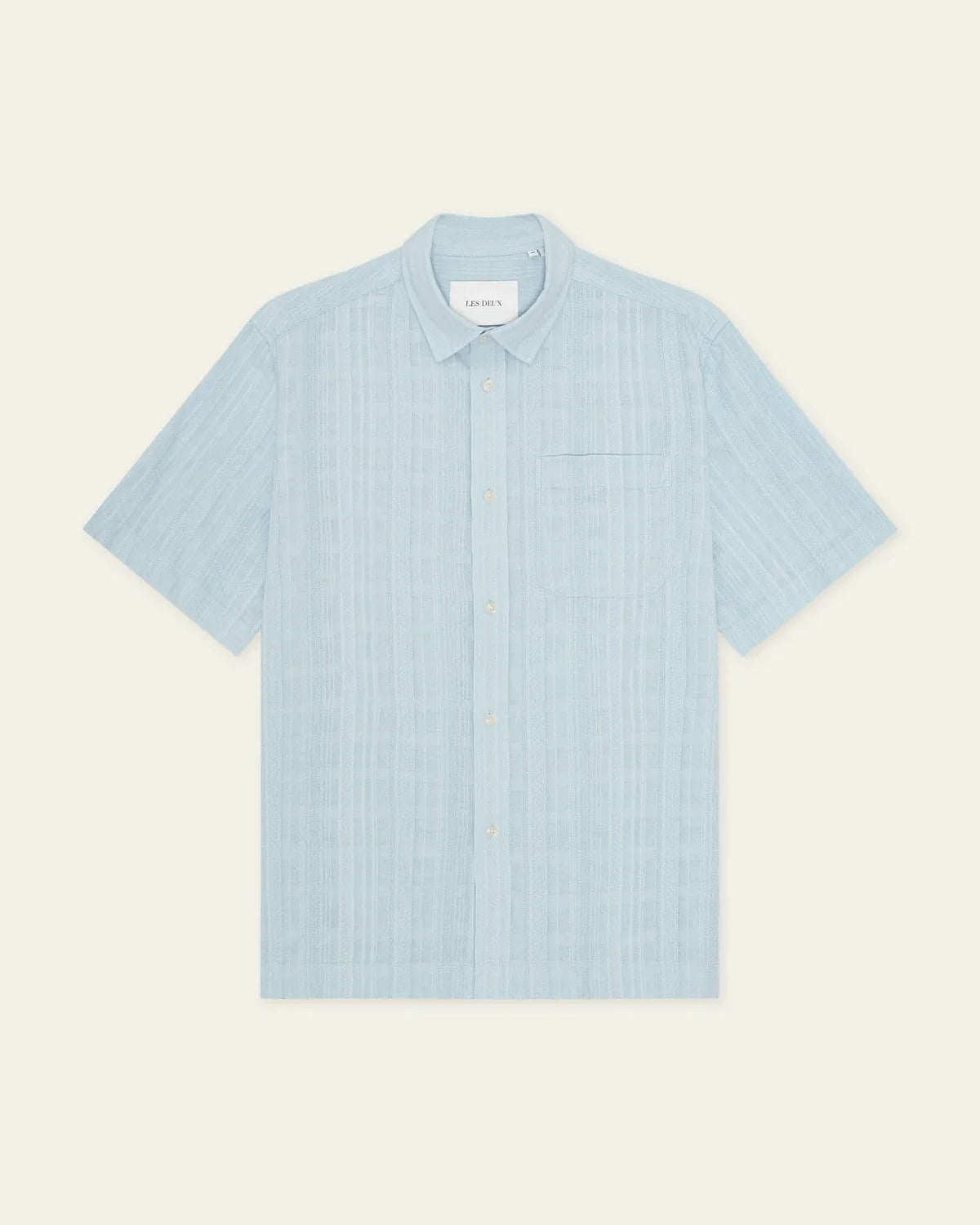 Structured SS Shirt - Sky Blue