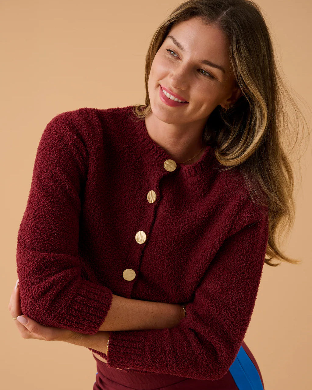 Sherpa Cardigan Chocolate Truffle