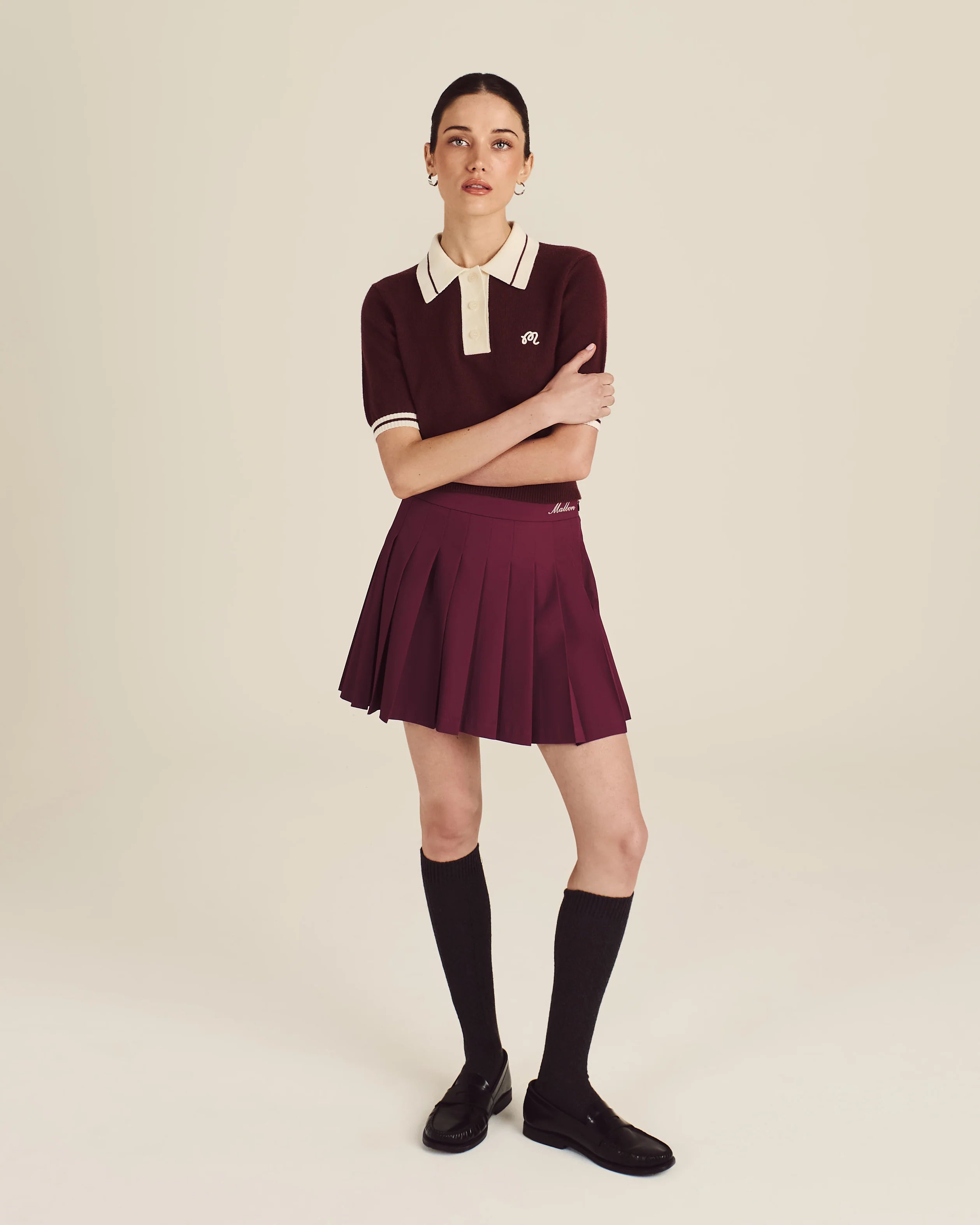 Rubi Skirt - Red Mahogany