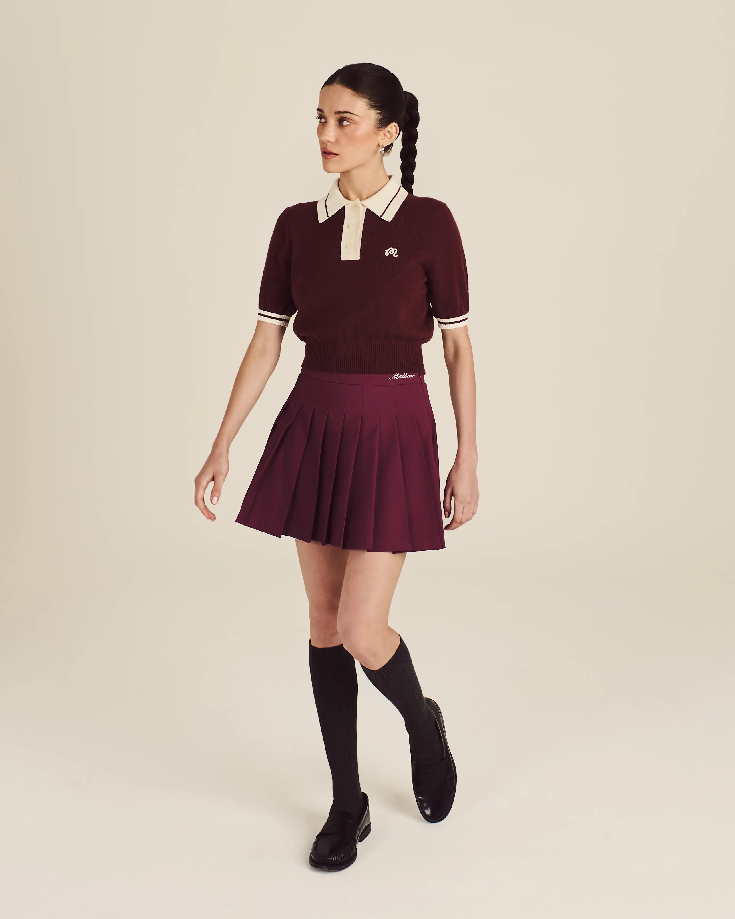Rubi Skirt - Red Mahogany