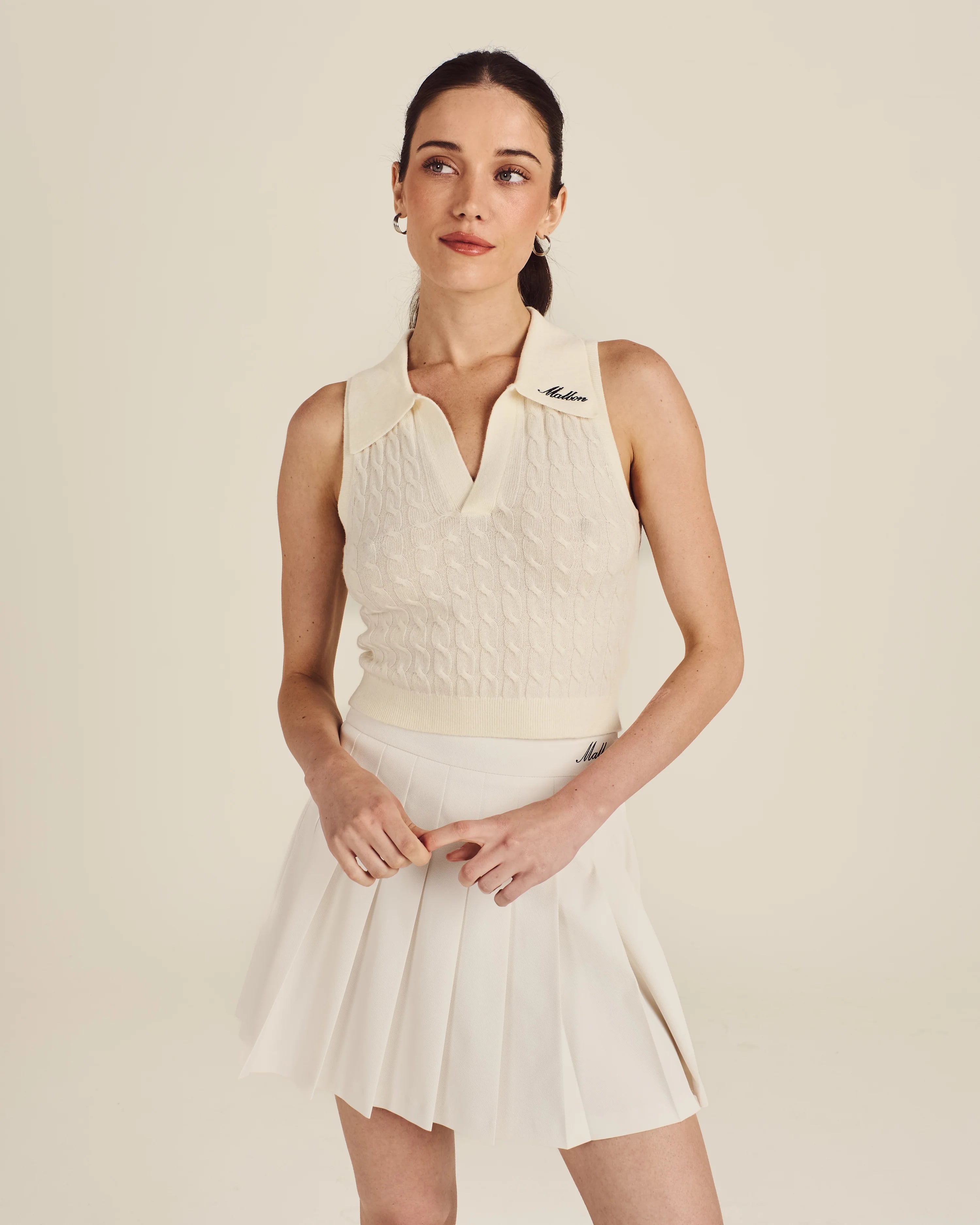 Freya Sweater Vest - Canvas