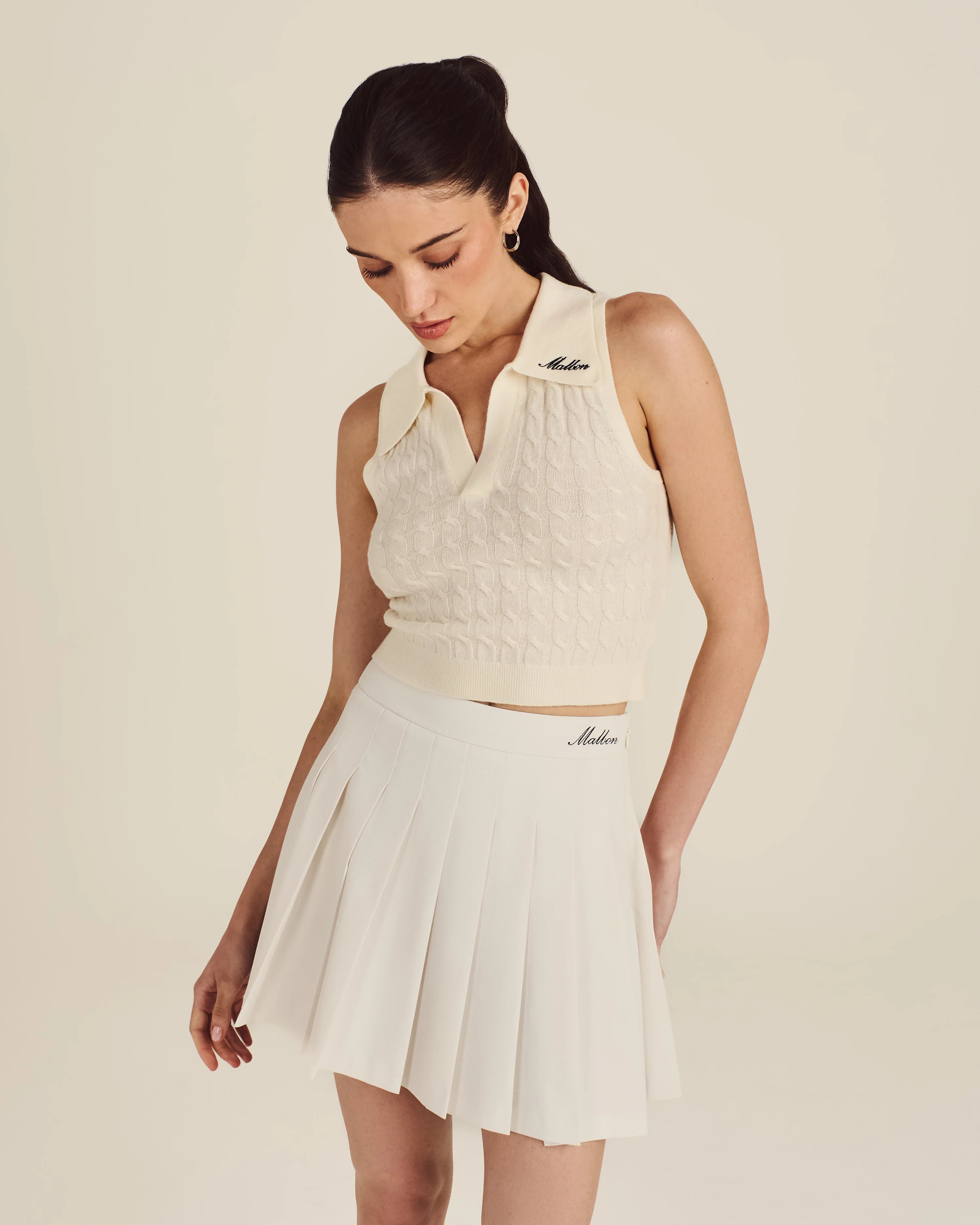 Freya Sweater Vest - Canvas
