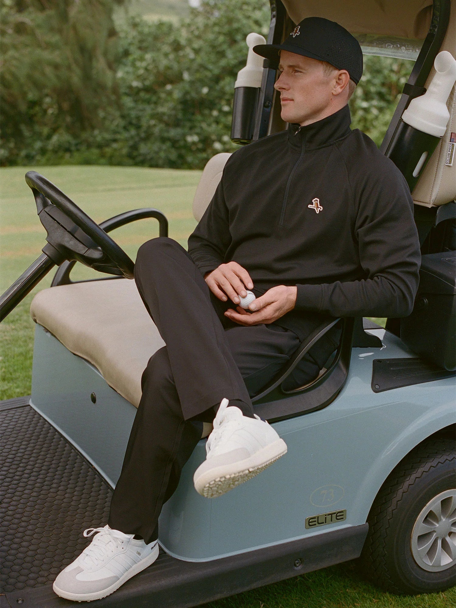 Par-Tec Quarter Zip Fleece - Black