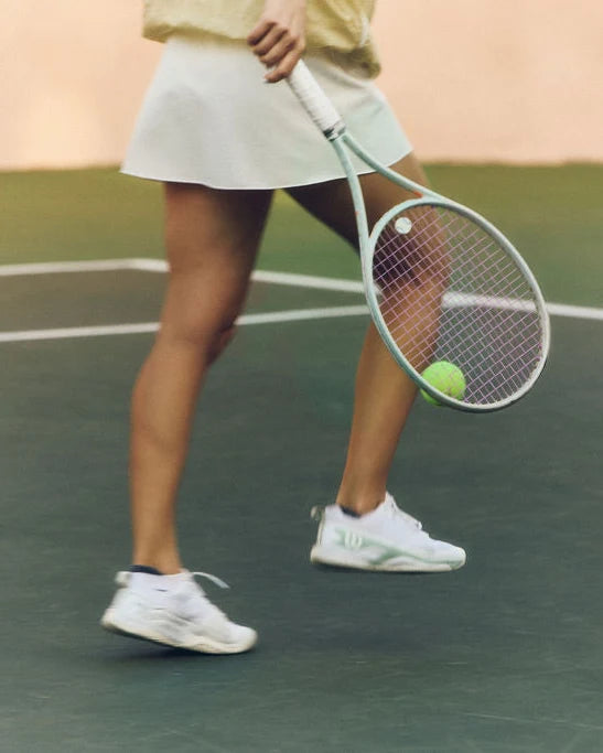 Court Stretch Slip Skirt - White