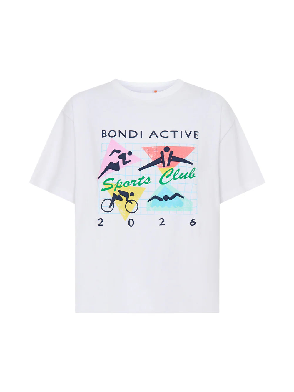 Sports Club Tee - White