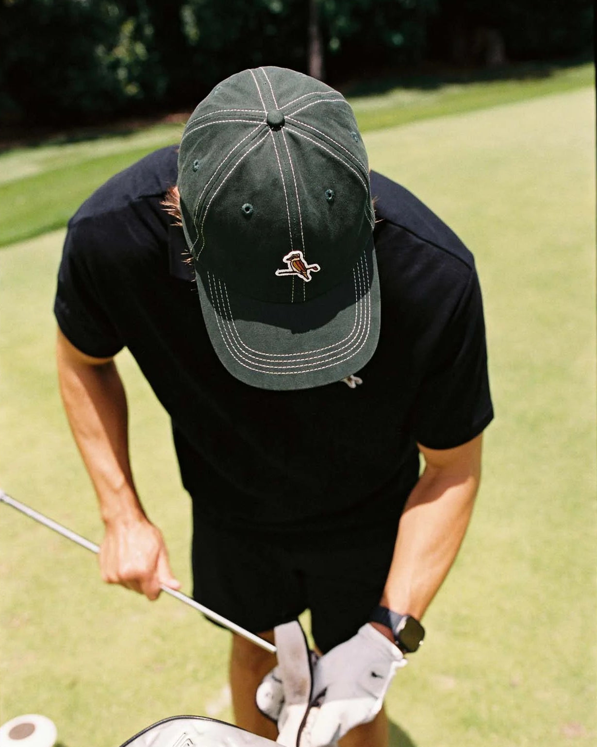 Kooka 6 Panel Cap - Pine Green