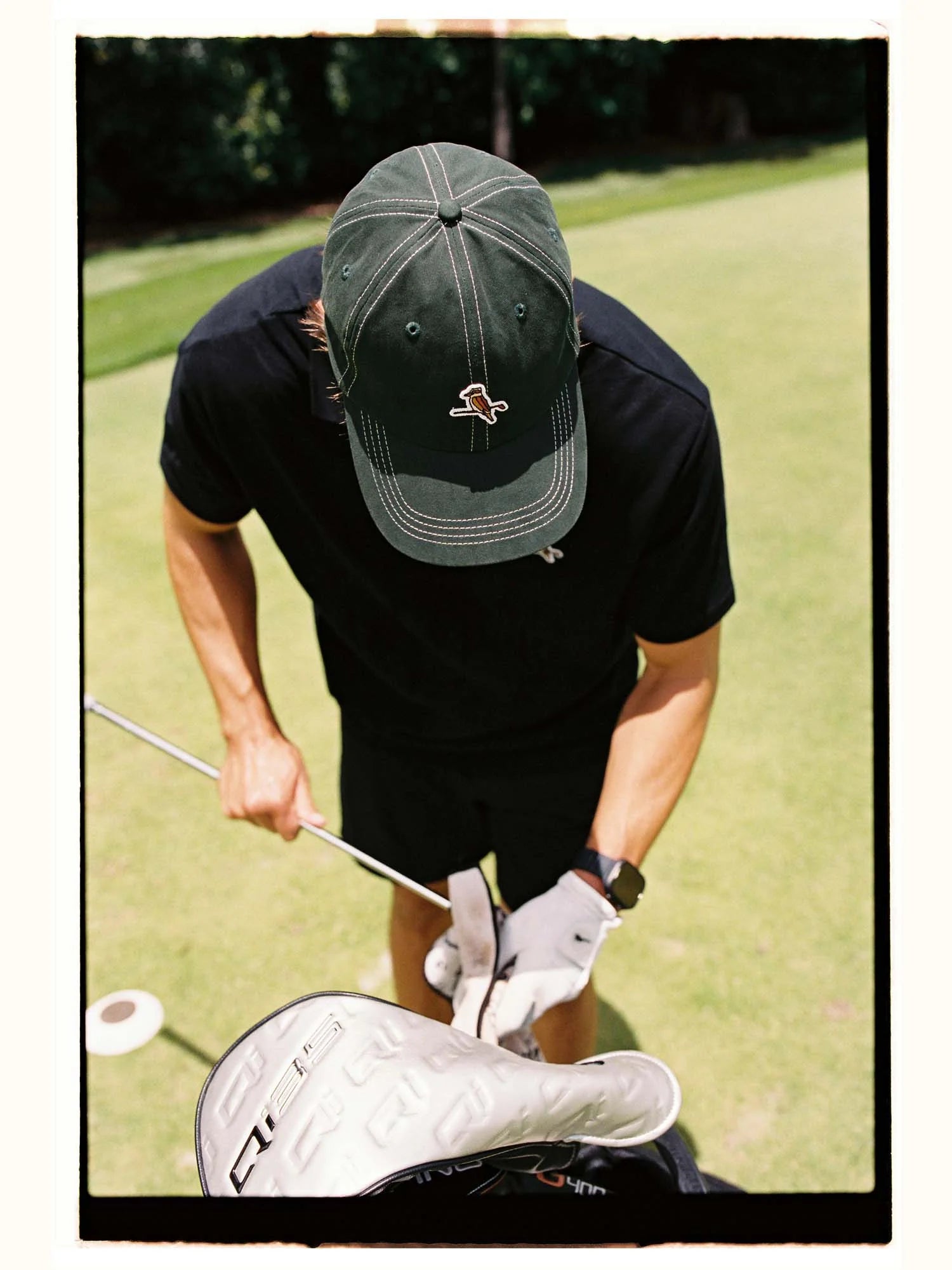 Kooka 6 Panel Cap - Pine Green