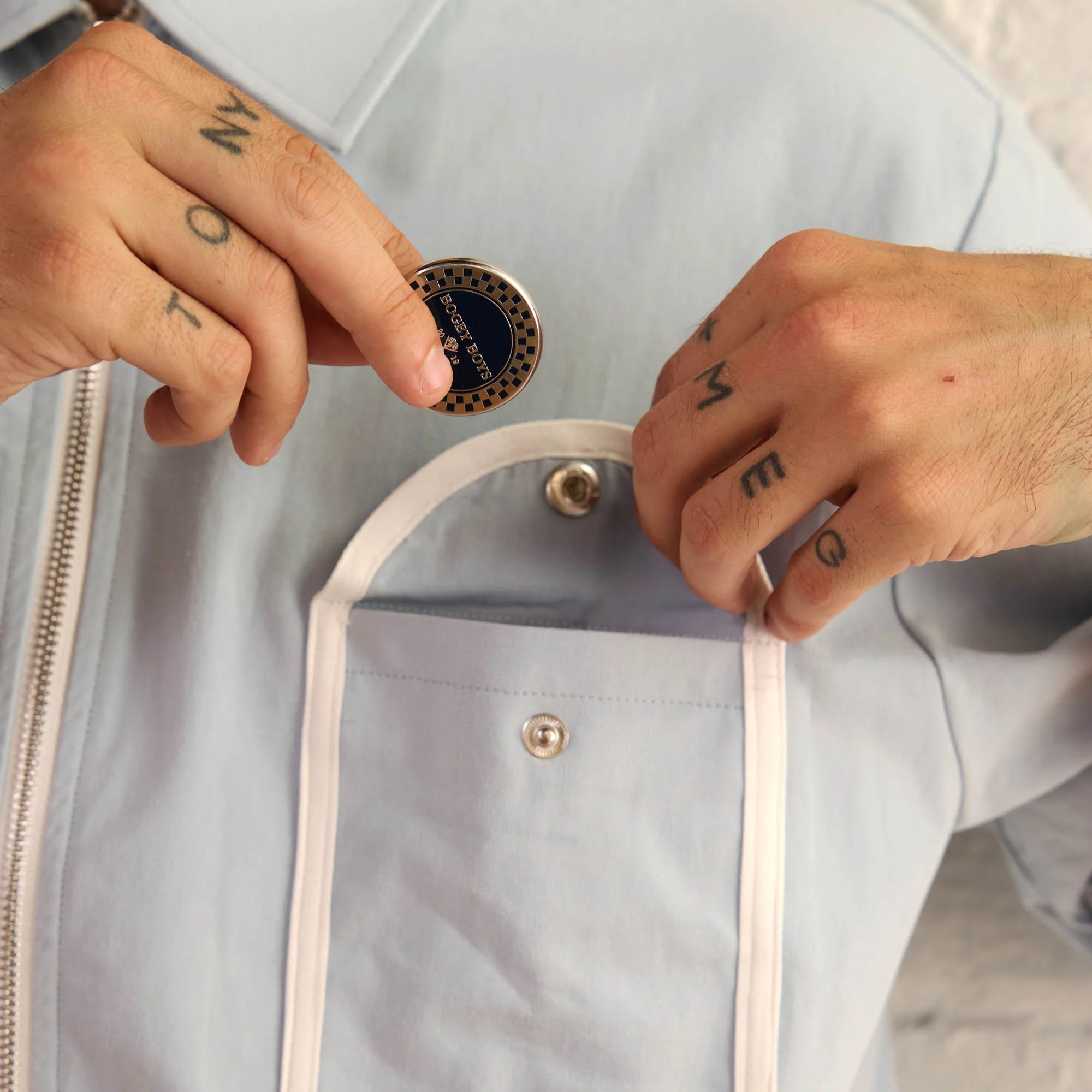 BB Palm Ball Marker - Navy
