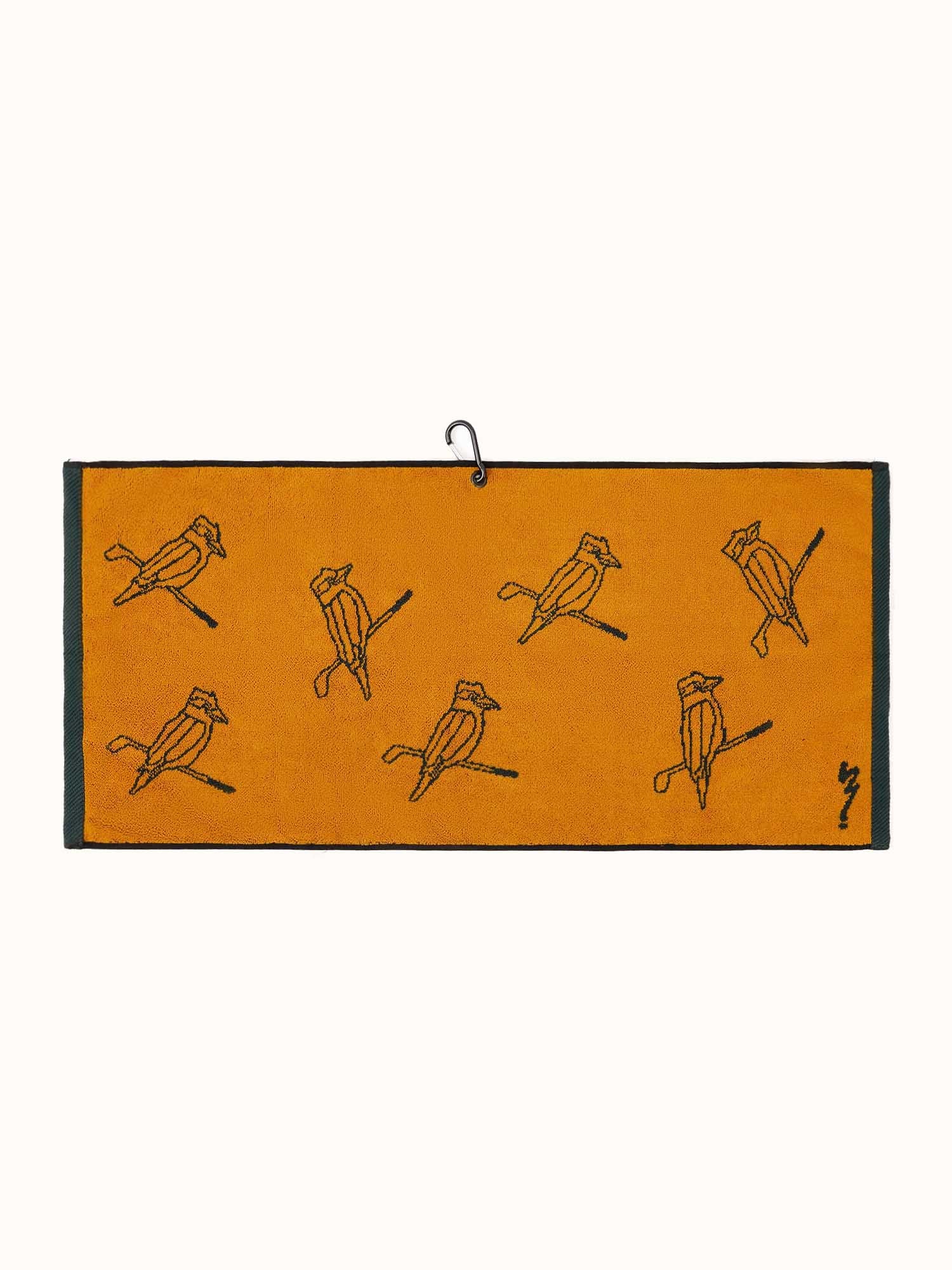 Kooka Icon Towel - Gold/Pine