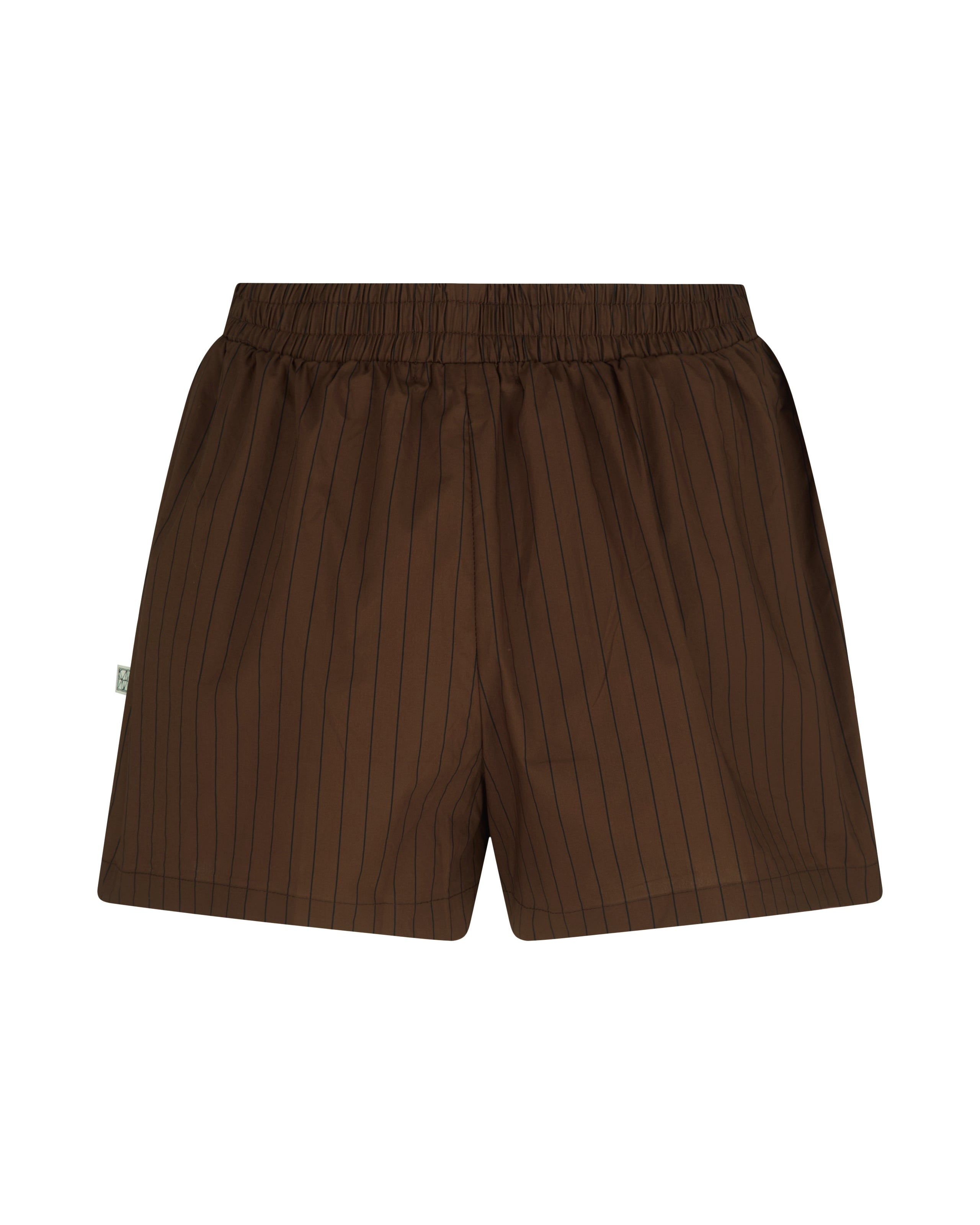 AJJA Stripe Short - Mocha