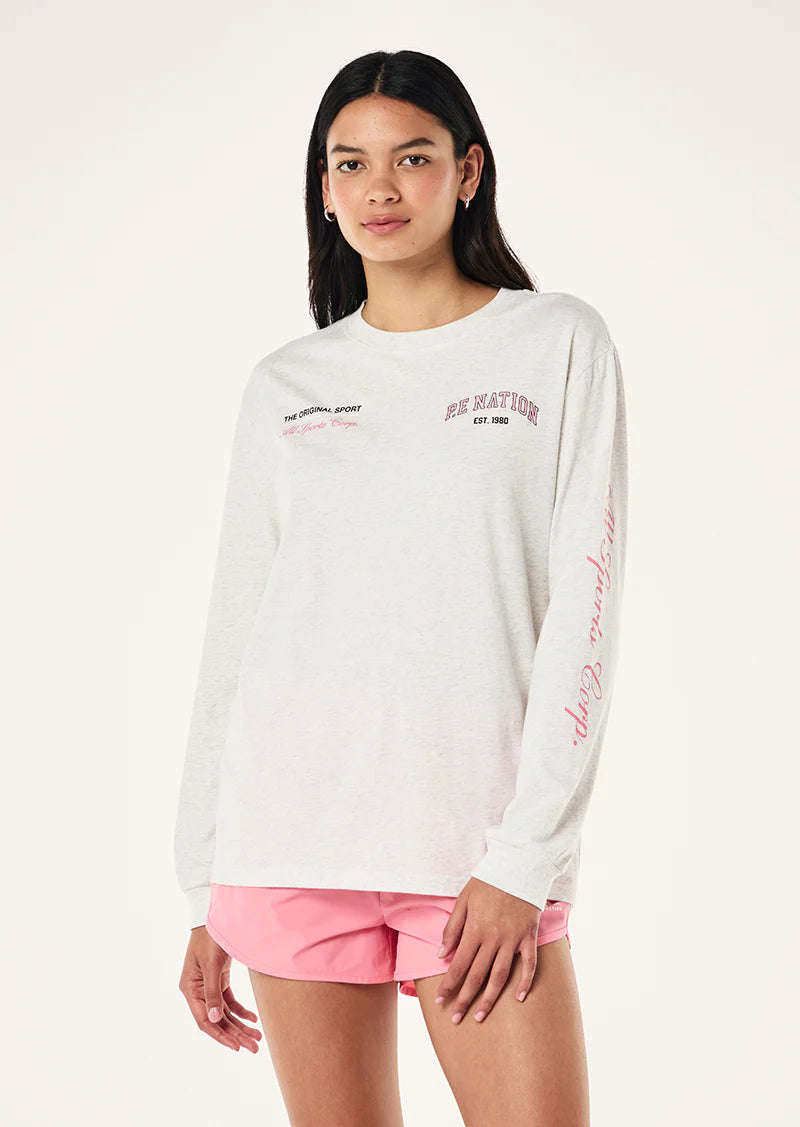Base long sleeve tee - Grey Marle