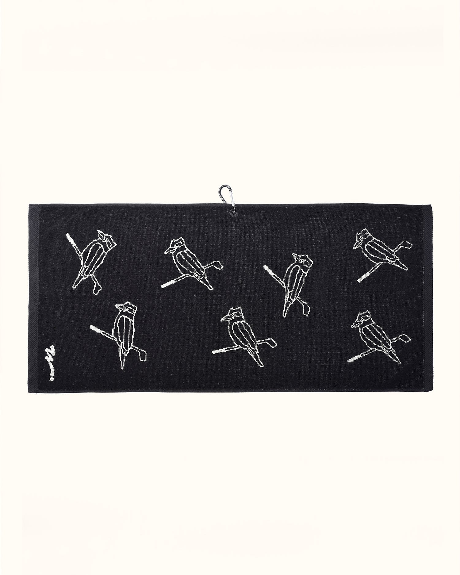 Kooka Icon Towel - Black/Cream