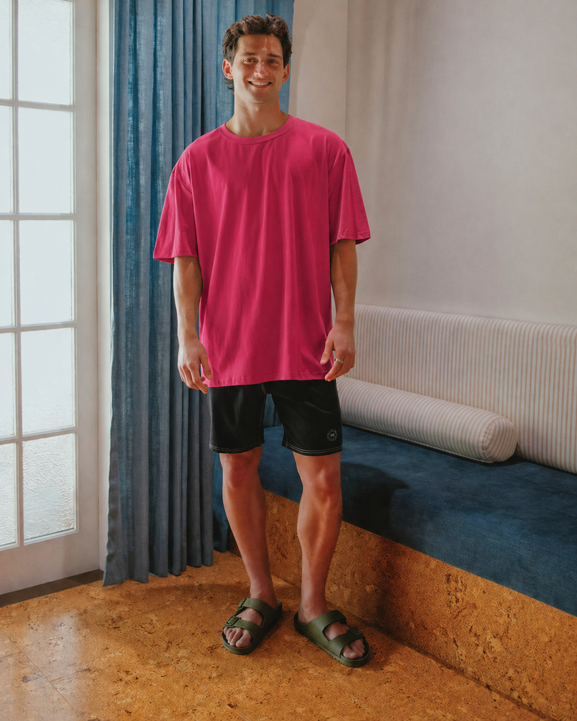 Box Tee 220GSM - Hibiscus