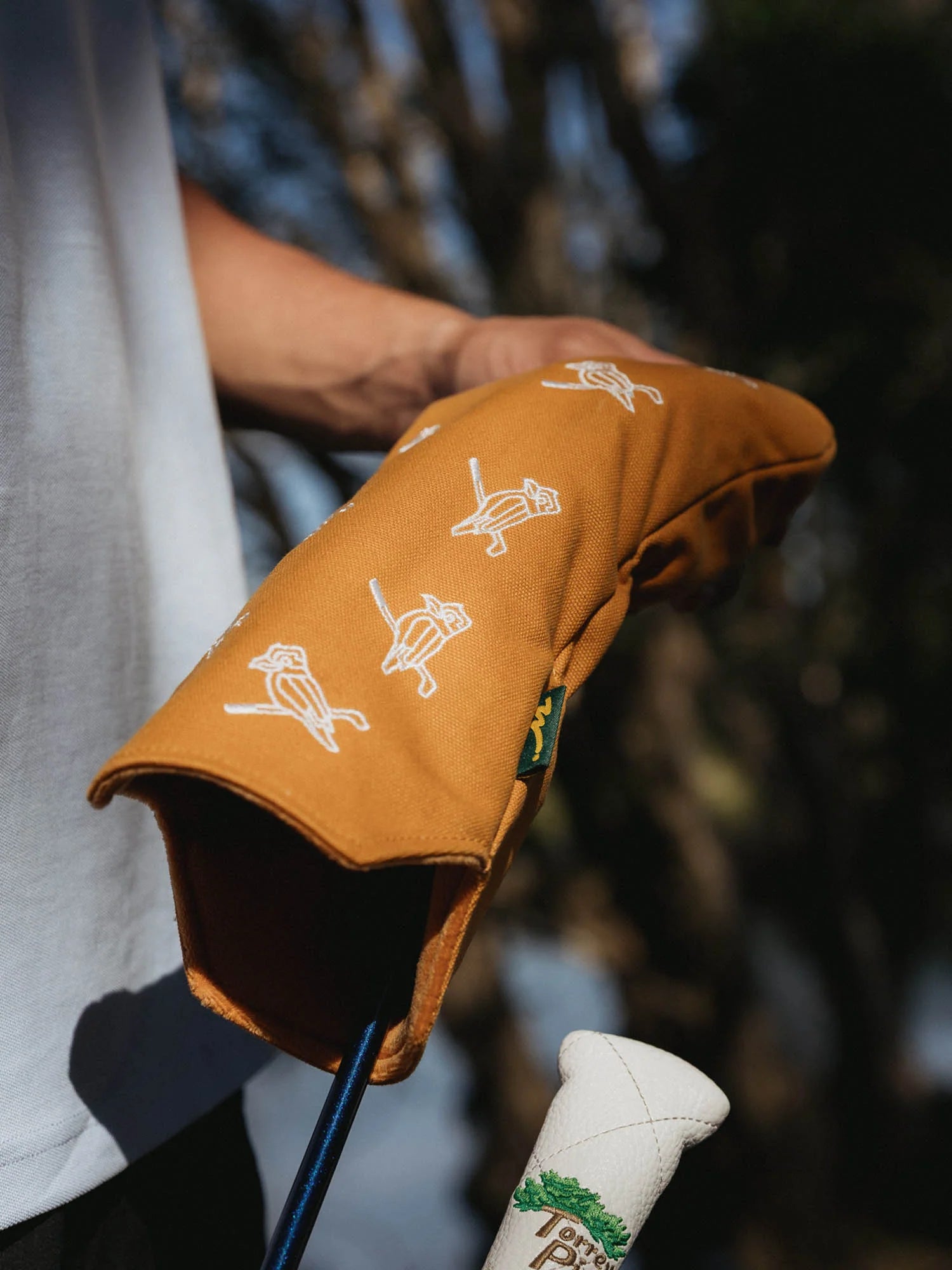 Kooka Canvas Driver Cover - Tobacco