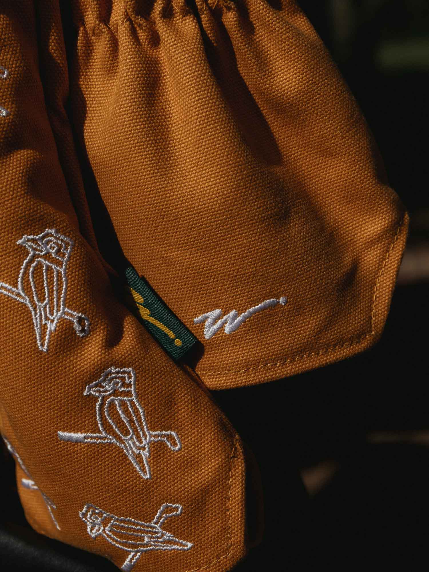 Kooka Canvas Driver Cover - Tobacco