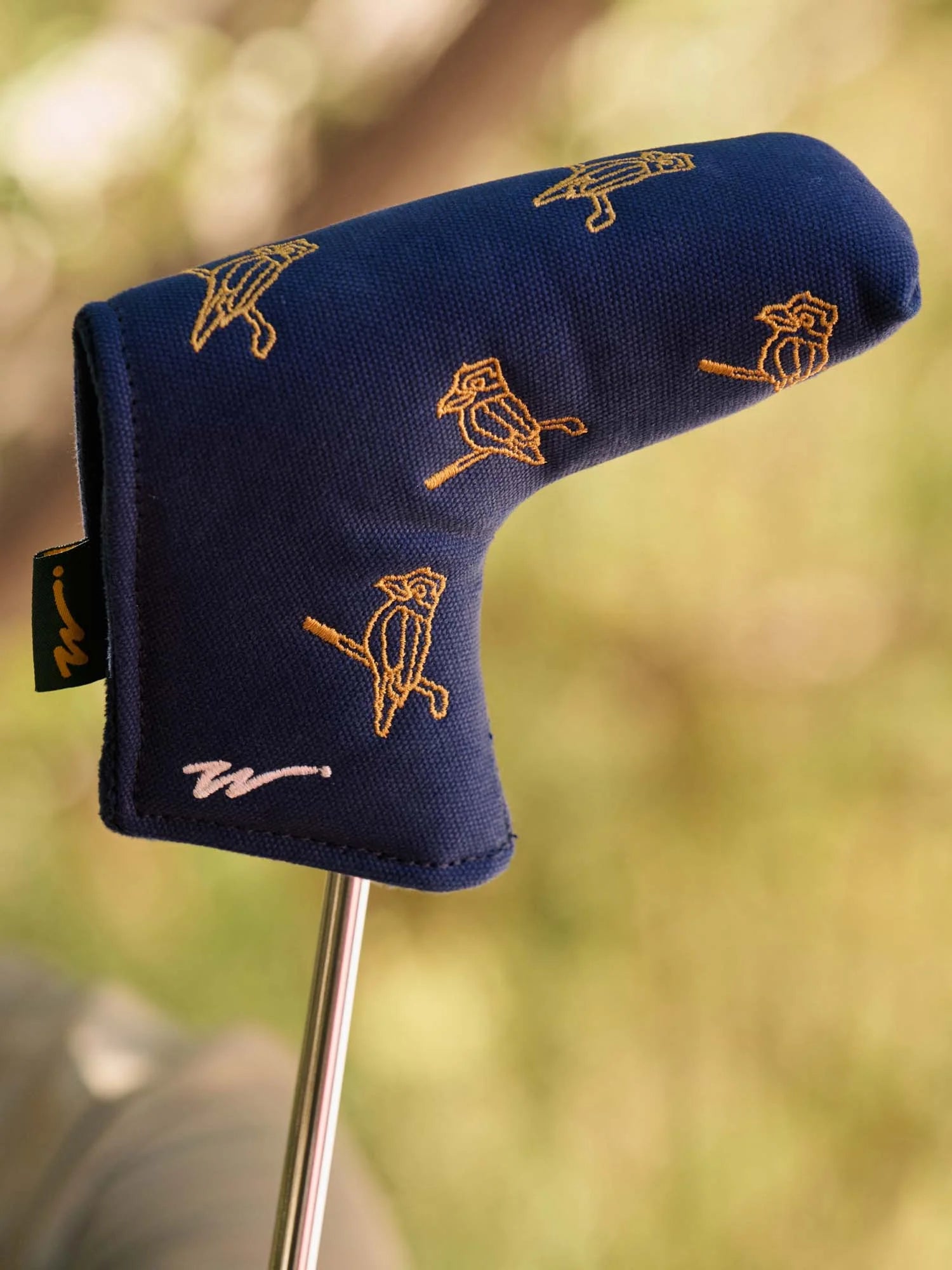 Kooka Canvas Blade Putter Cover - Navy