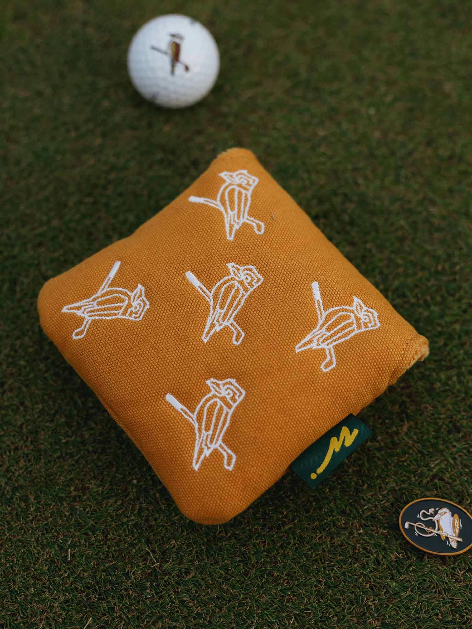 Kooka Canvas Mallet Putter Cover - Tobacco