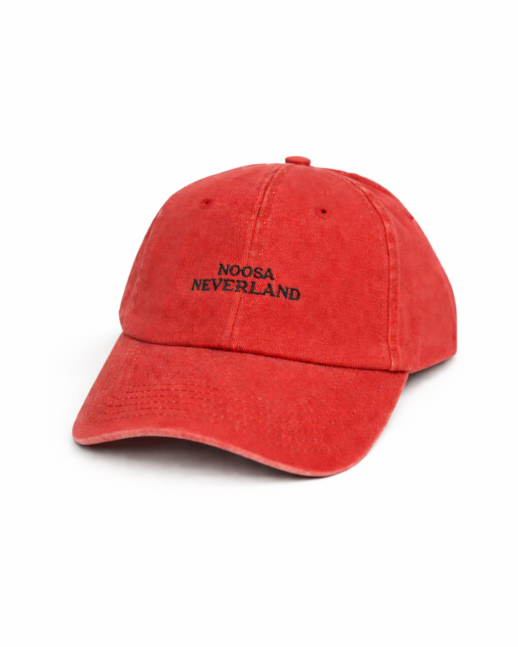 NOOSA NEVERLAND WASHED CAP - RED