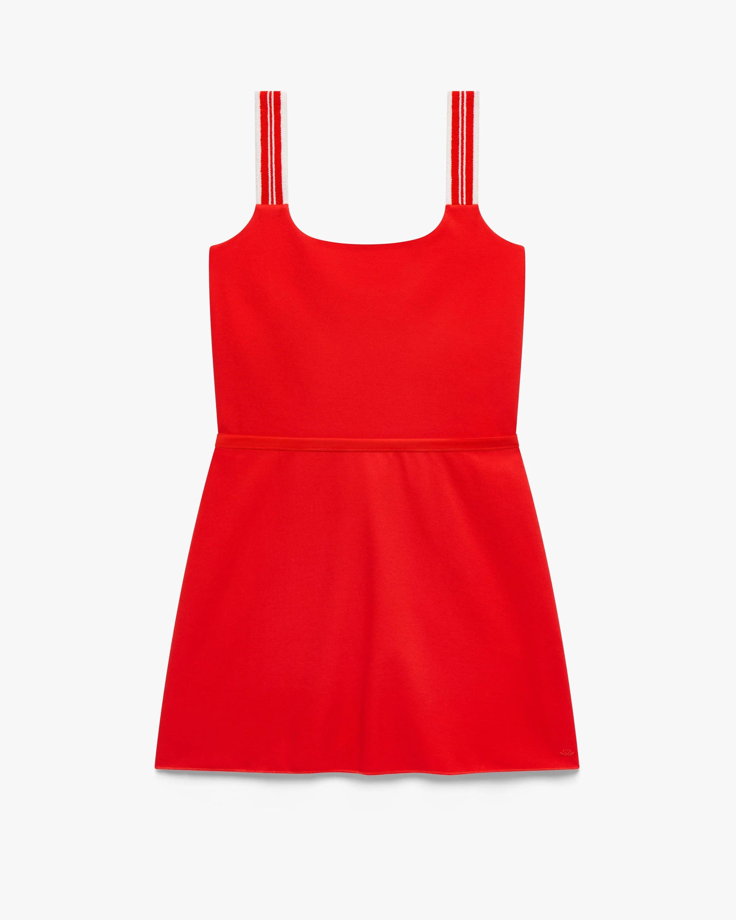 Court Stretch Dress - Spence Red