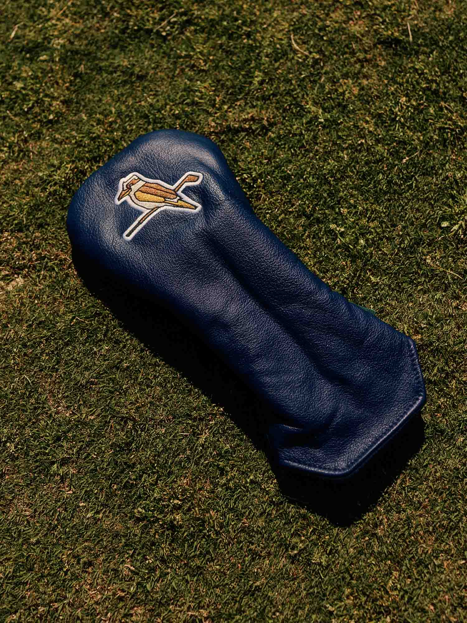 Kooka Leather Driver Headcover - Navy