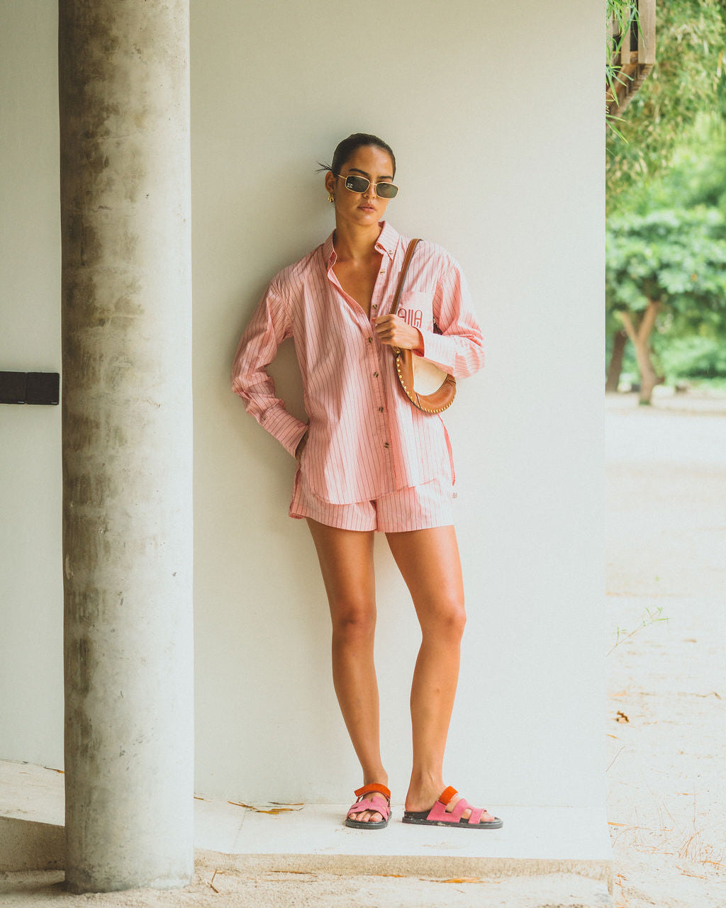 AJJA Pocket Shirt Blush Pink