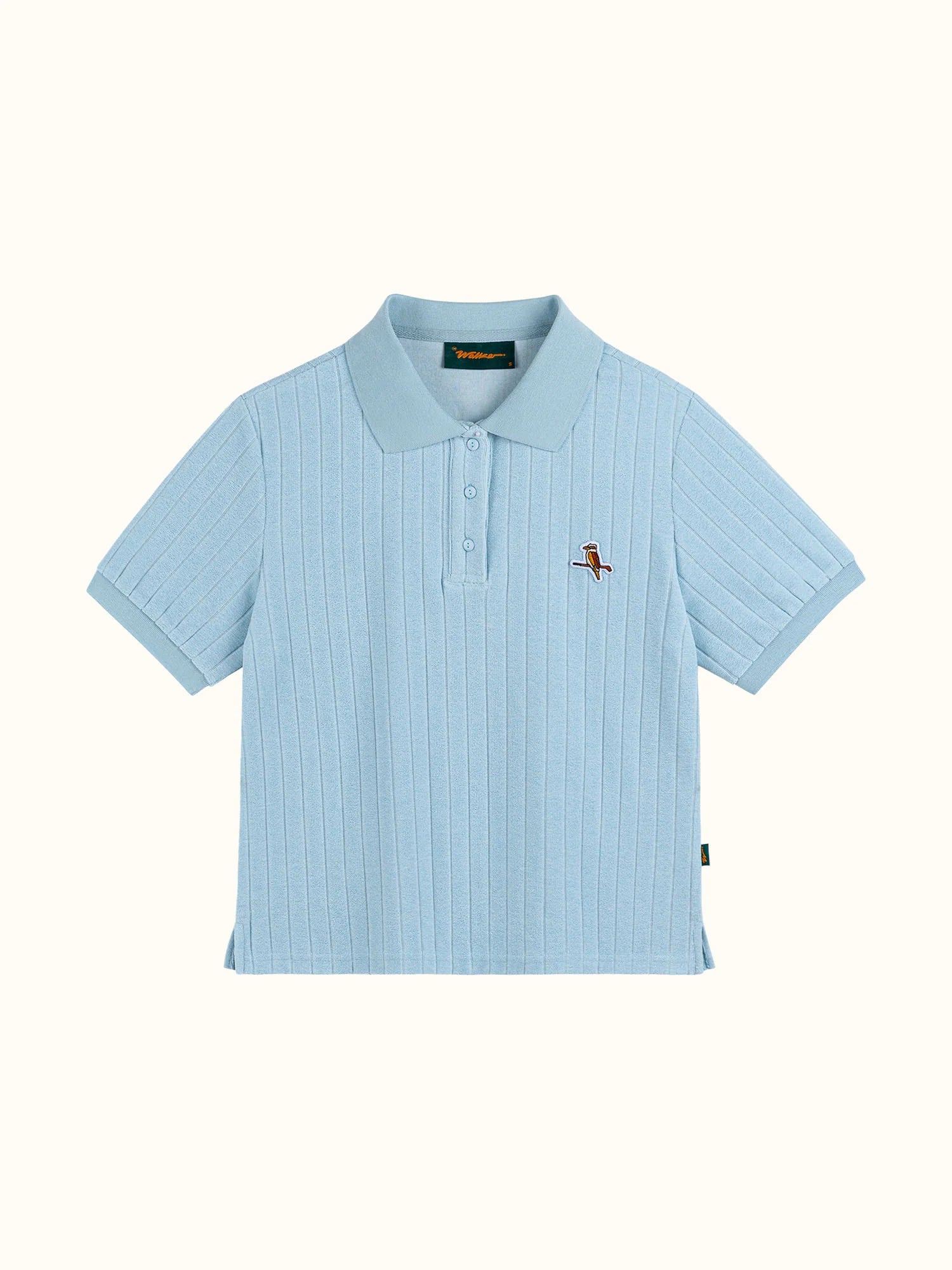 Womens Kooka Terry Polo - Powder Blue