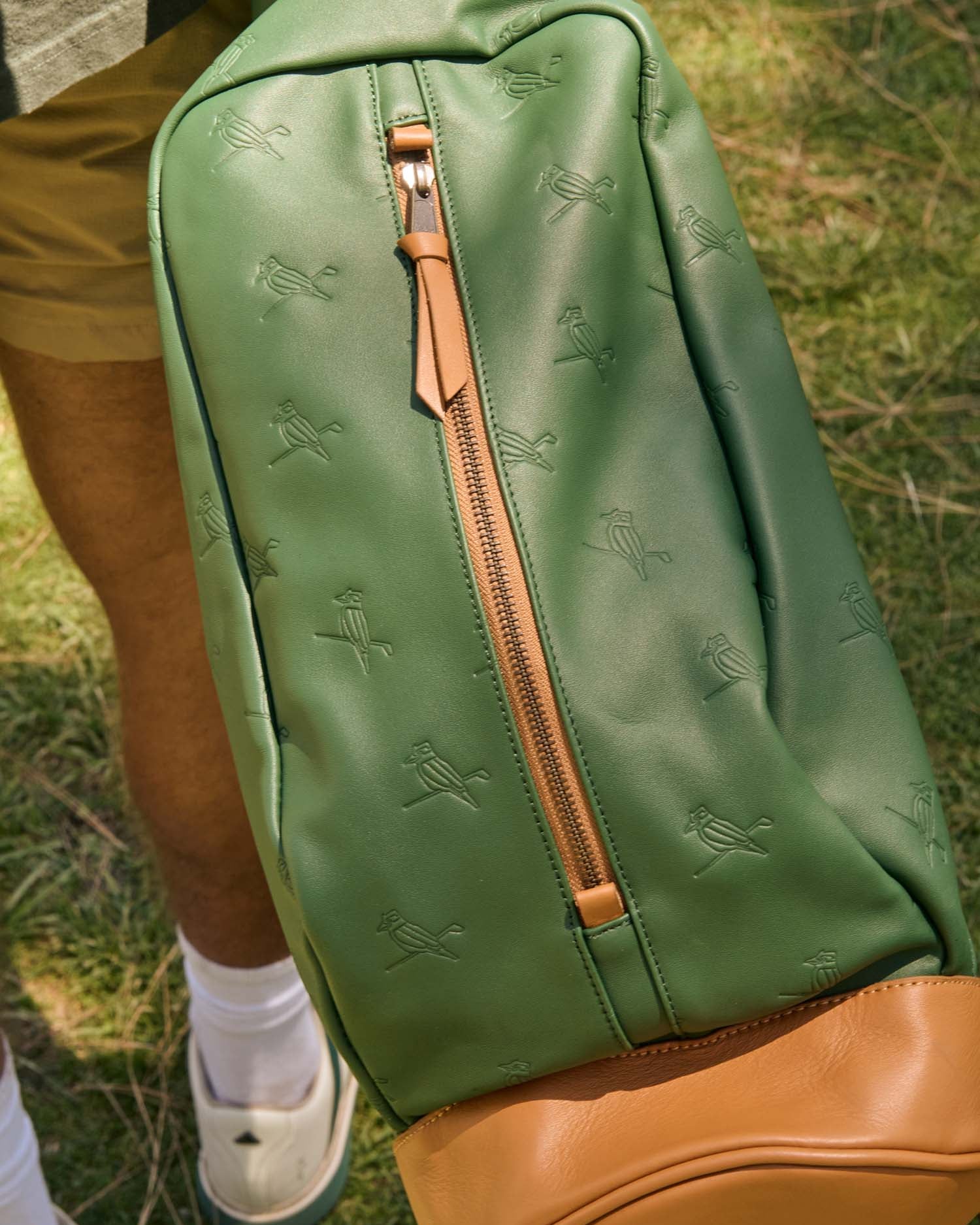 Walker x Hiroki Sunday Bag - Dark Green Leather