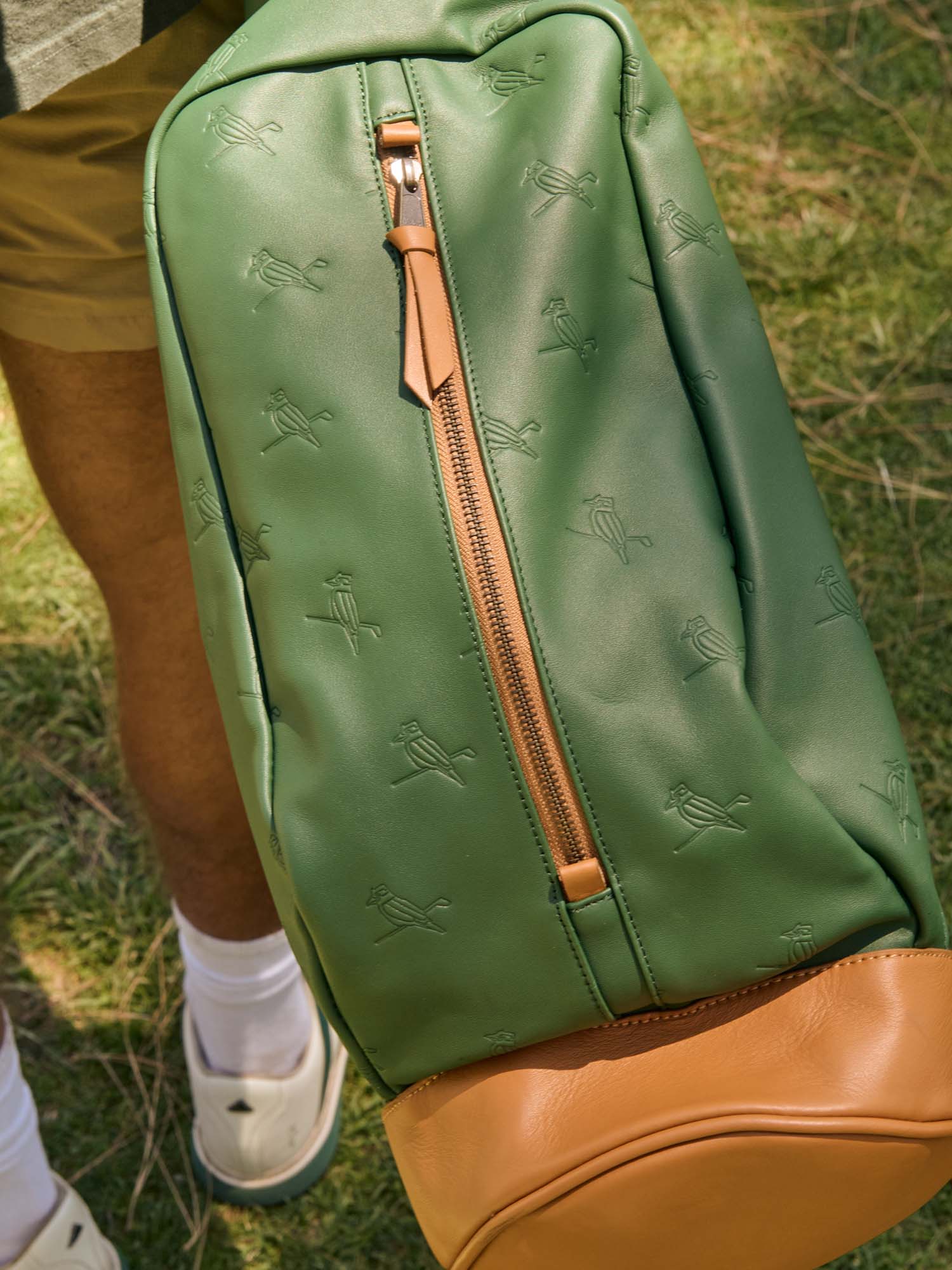 Walker x Hiroki Sunday Bag - Dark Green Leather