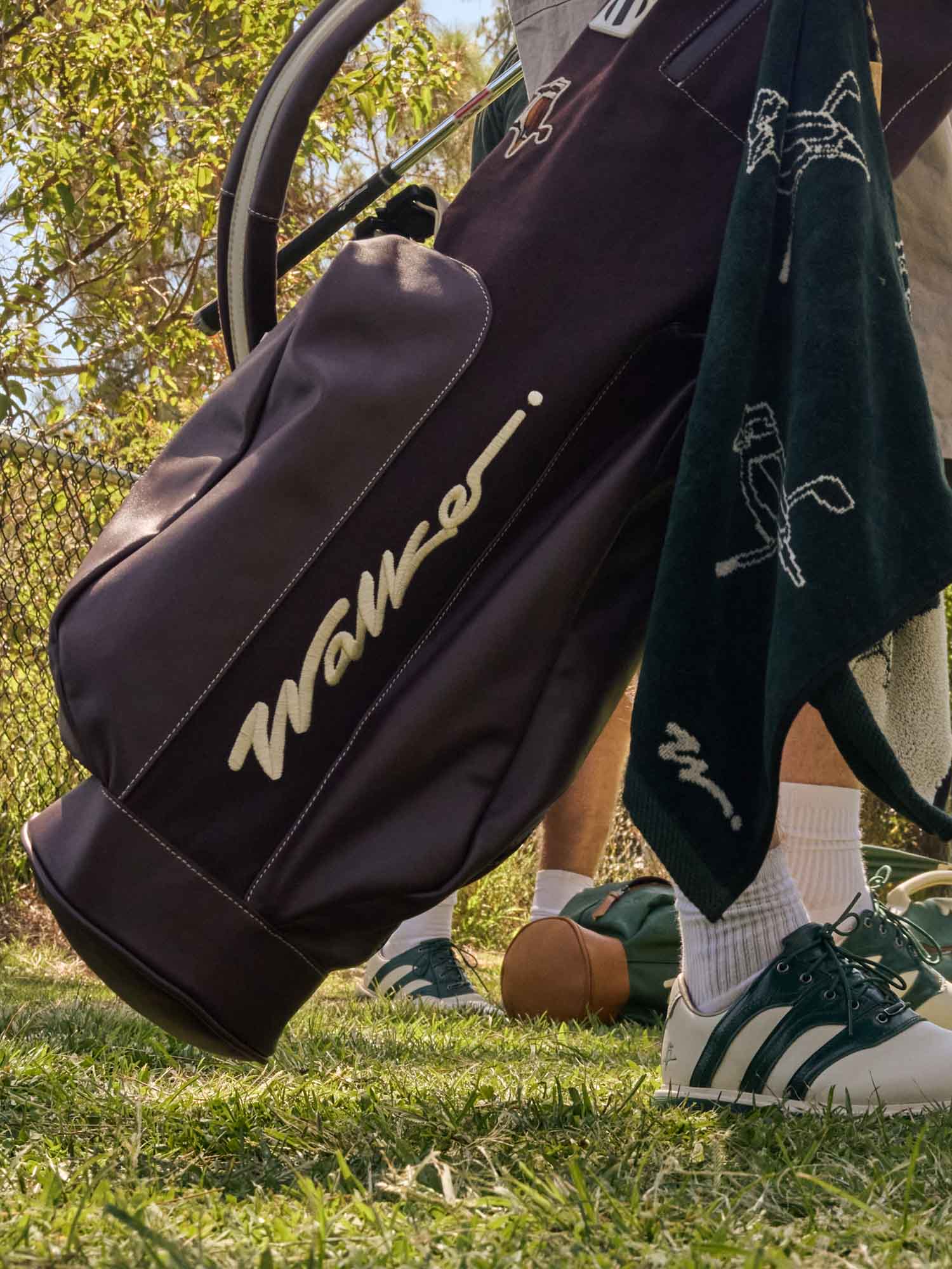 Walker x Hiroki Sunday Bag - Merlot Waxed Canvas