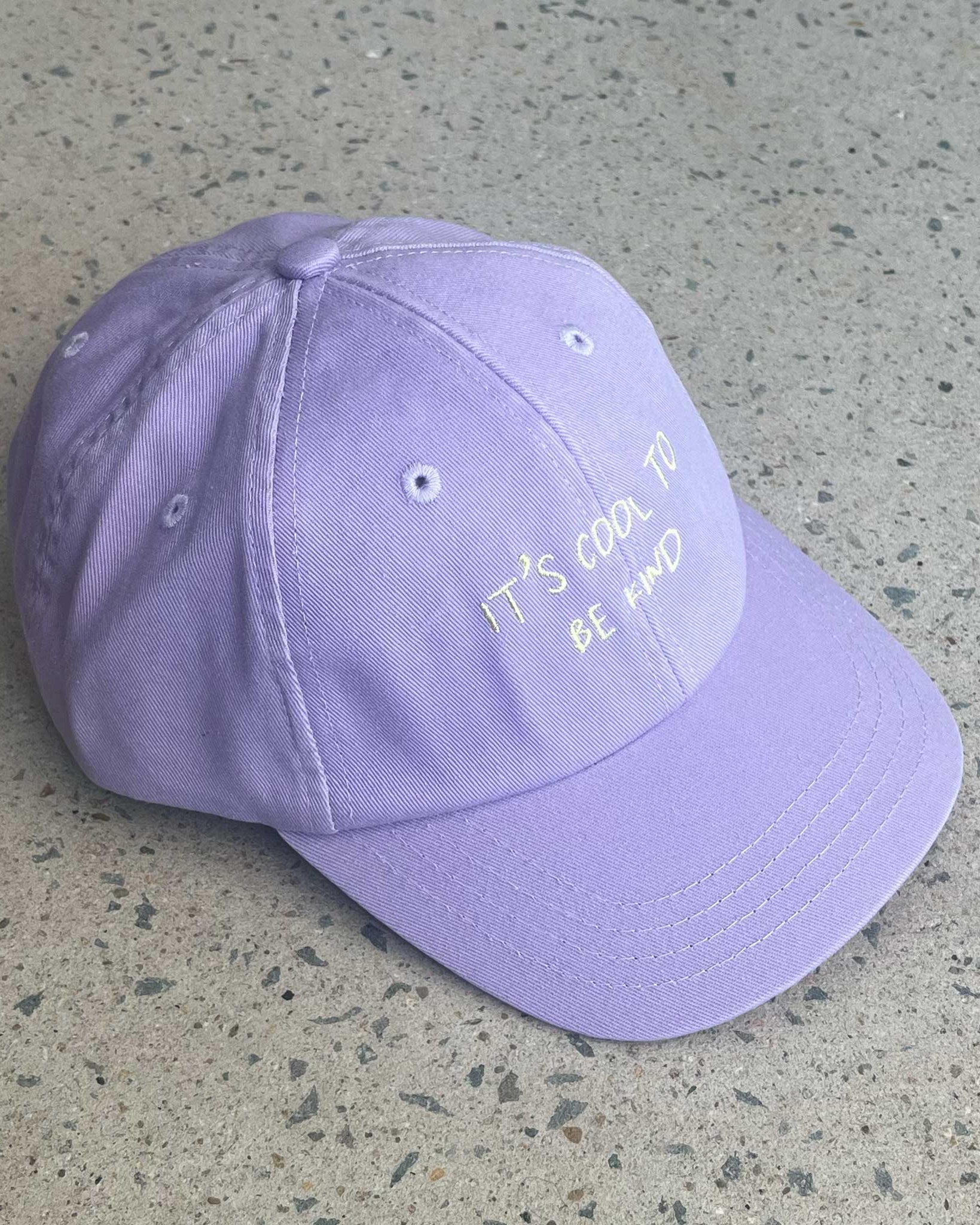 It's Cool To Be Kind Grom Cap - Lilac