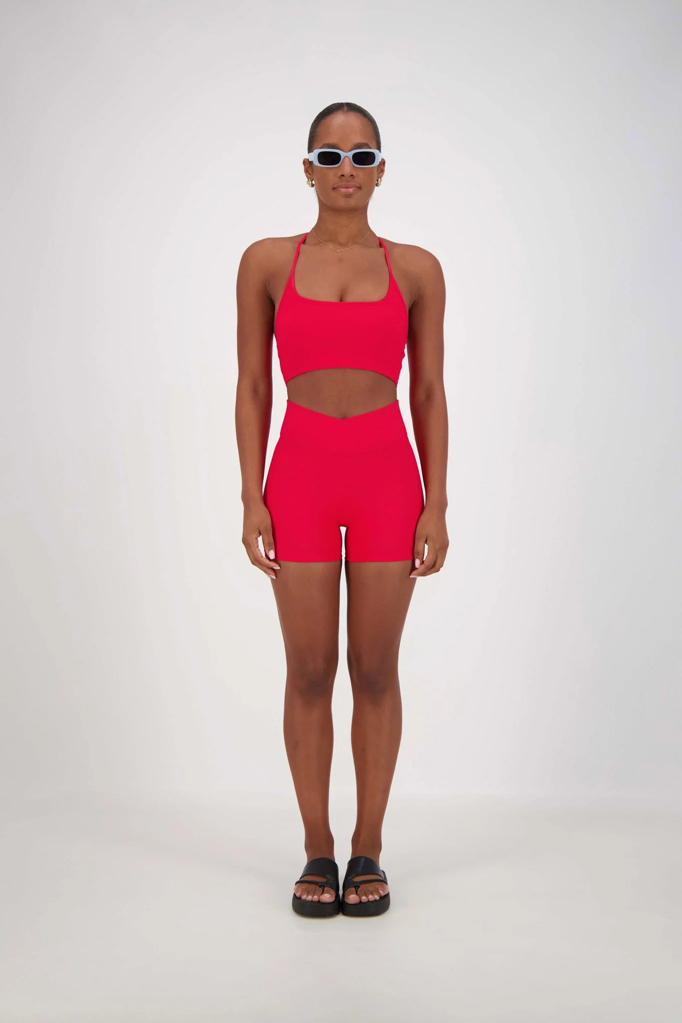 Joan Crop Top Red