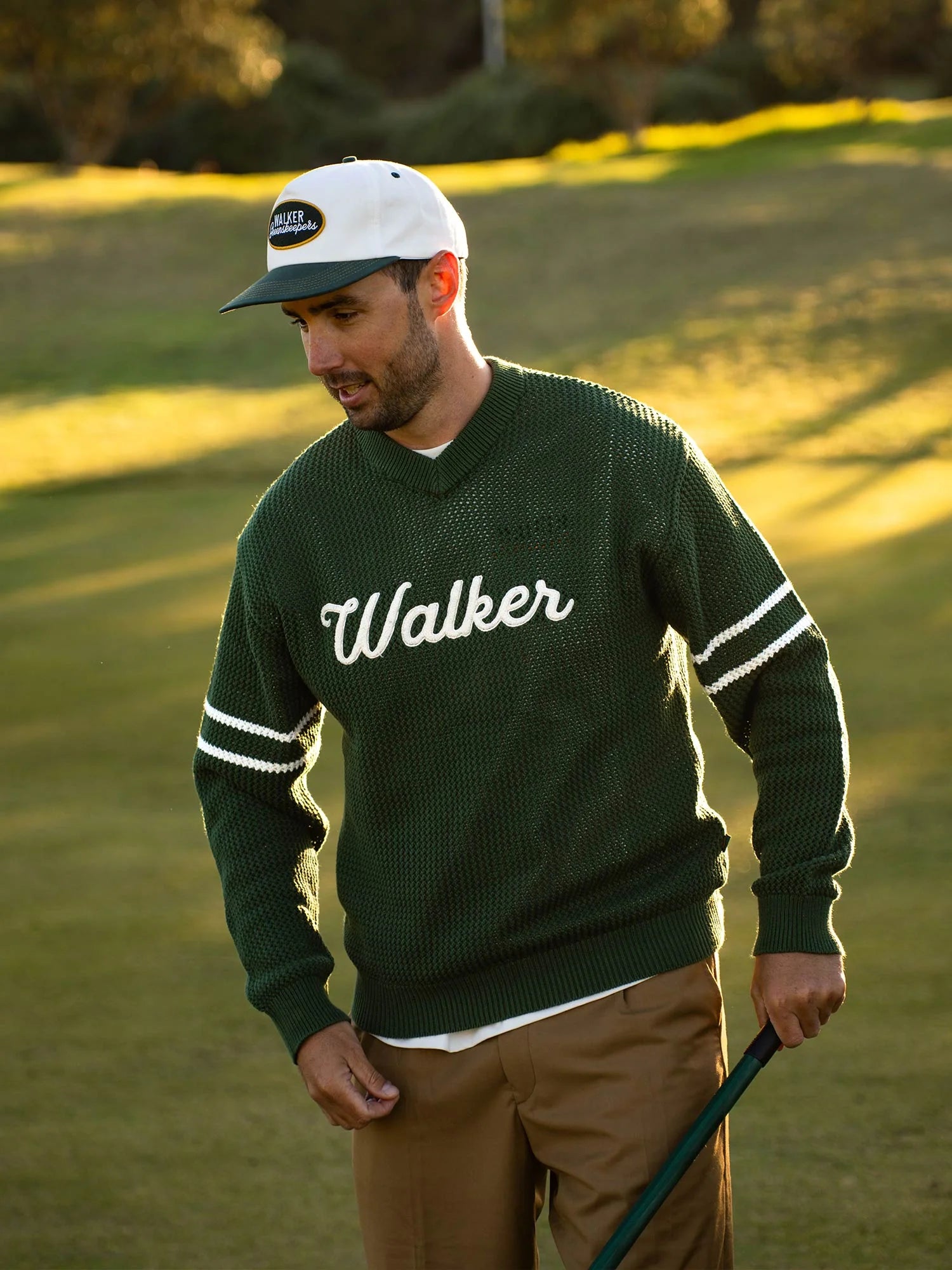Jersey Knit Sweater - Forest