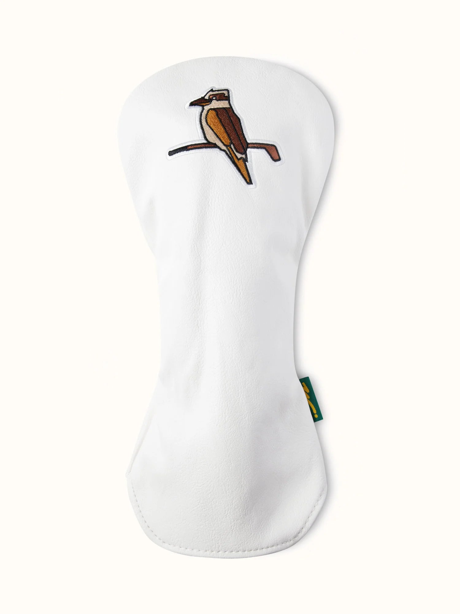 Kooka Leather Driver Headcover - White