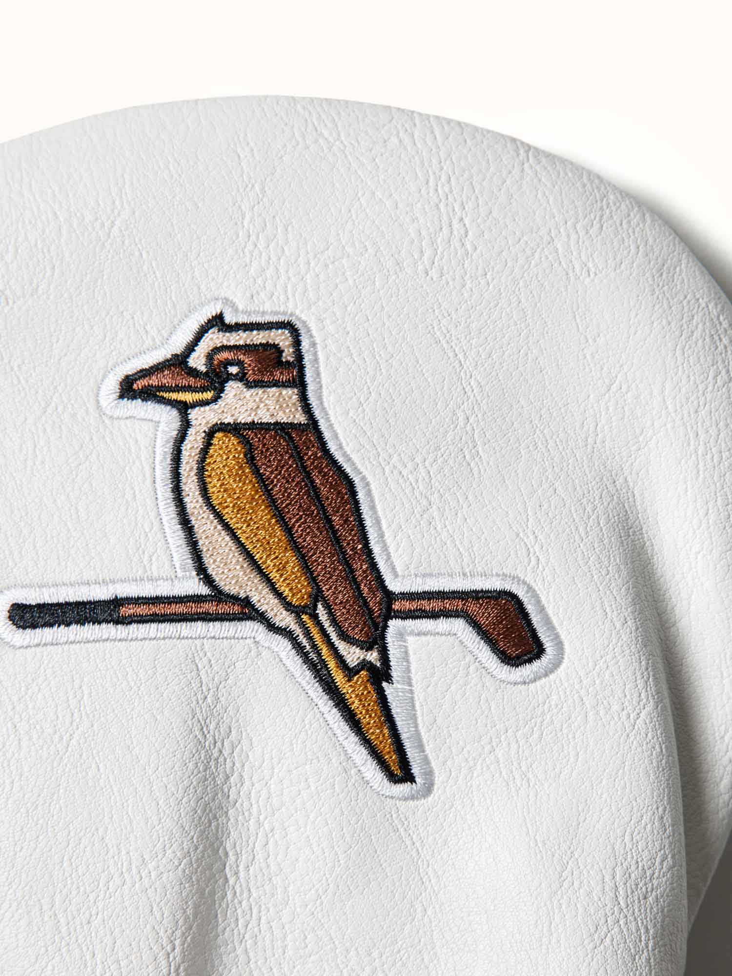 Kooka Leather Driver Headcover - White