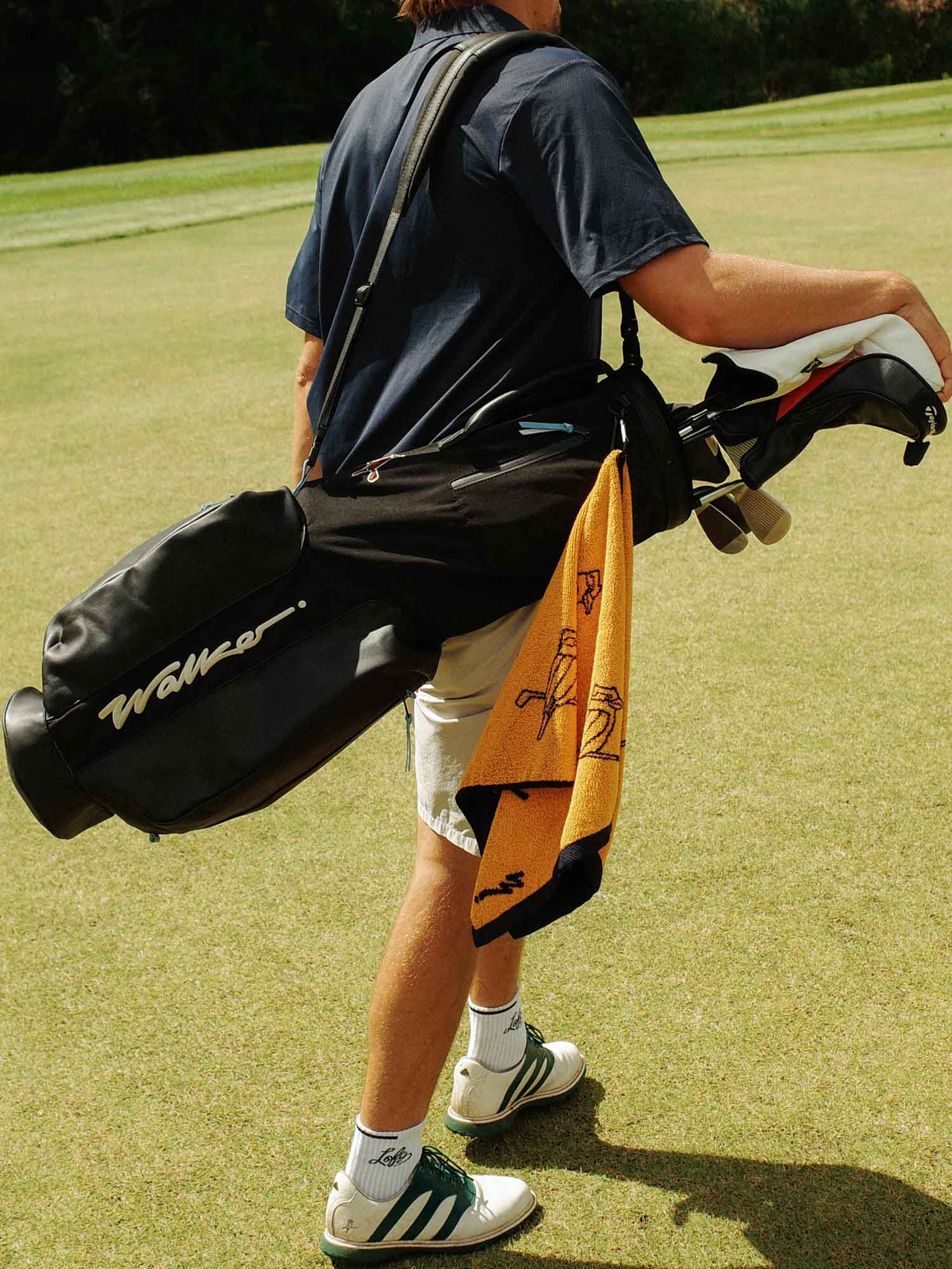 Kooka Icon Towel - Navy/Honey