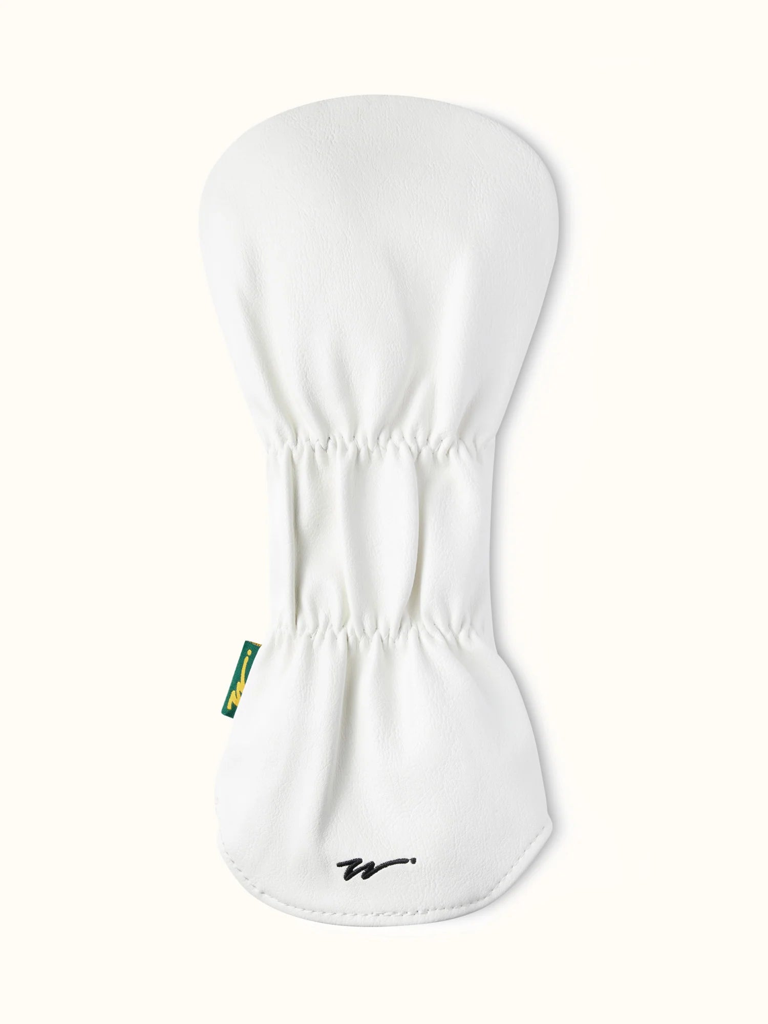 Kooka Leather Driver Headcover - White