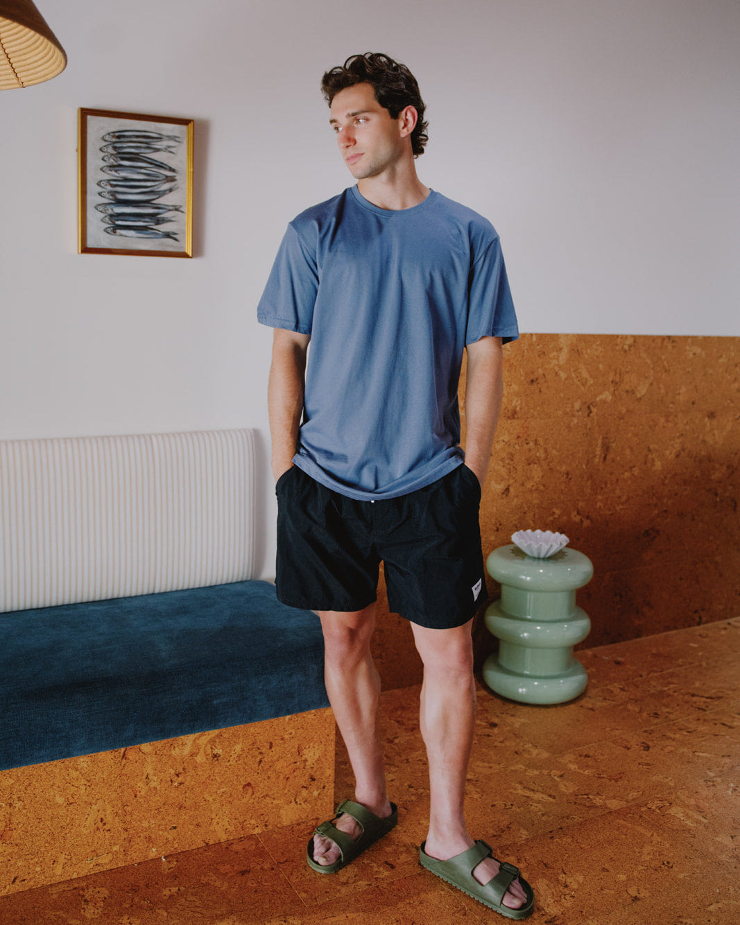 The Classic Tee 195GM - Blue