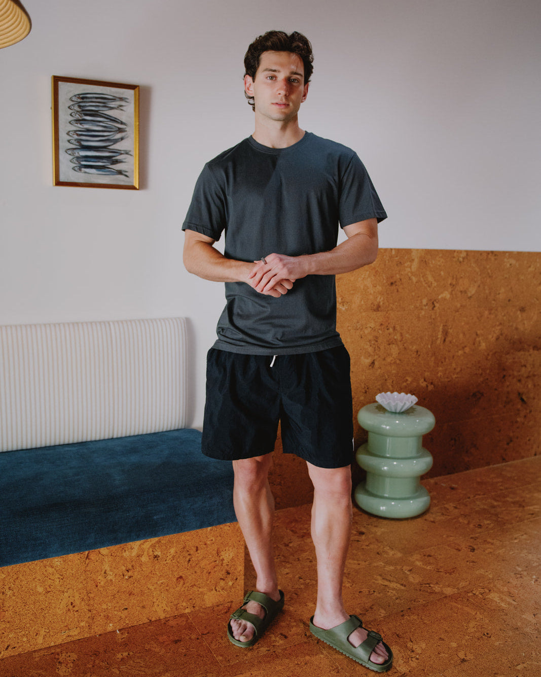 The Classic Tee 195GM - Charcoal