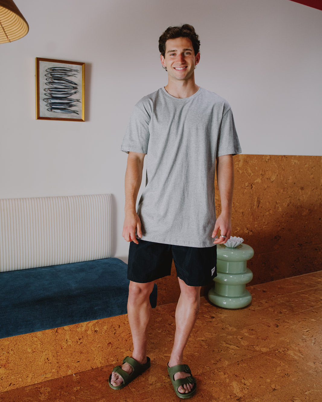 The Classic Tee 195GSM - Heather Grey