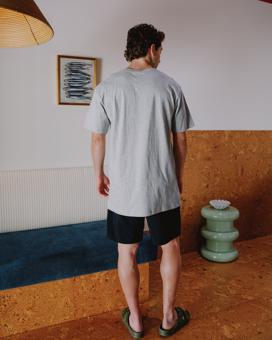 The Classic Tee 195GSM - Heather Grey