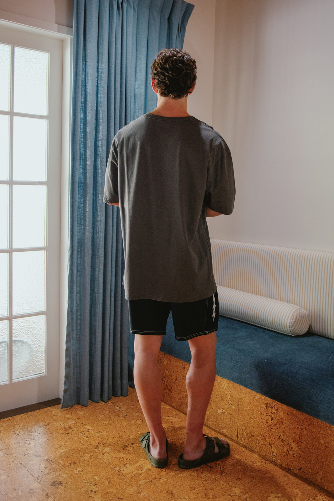 Box Tee 220GSM - Charcoal