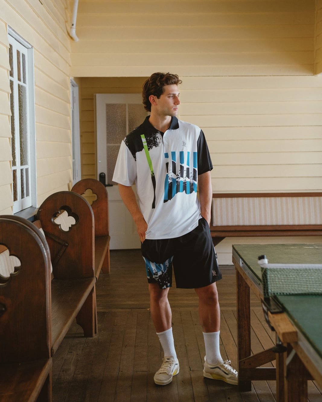 Vintage Inspired Tennis Polo - Pete