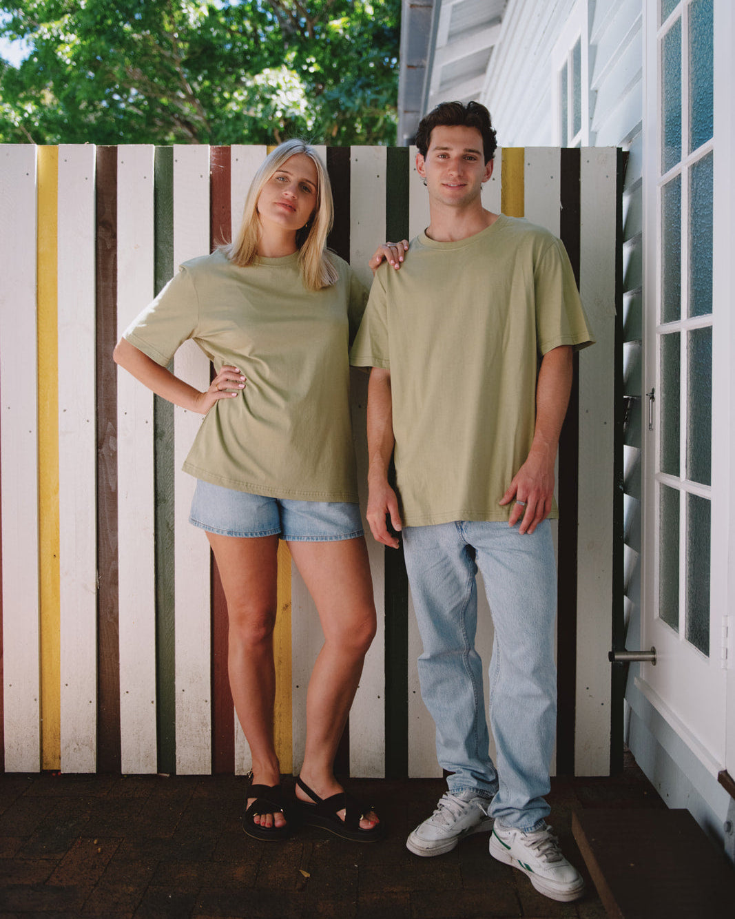 The Vintage Tee 195GSM - Olivine
