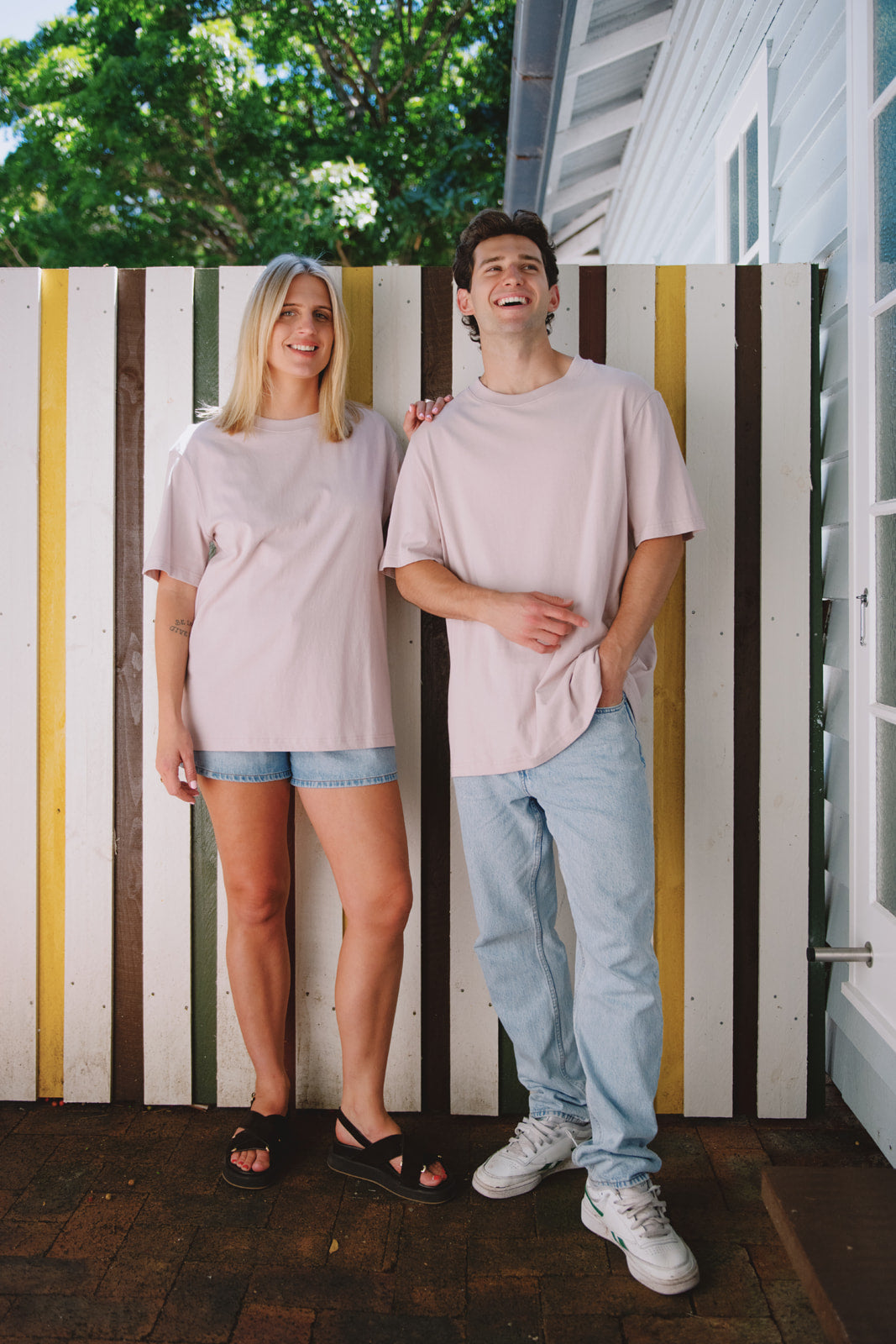 The Vintage Tee 220gsm - Dusty Pink